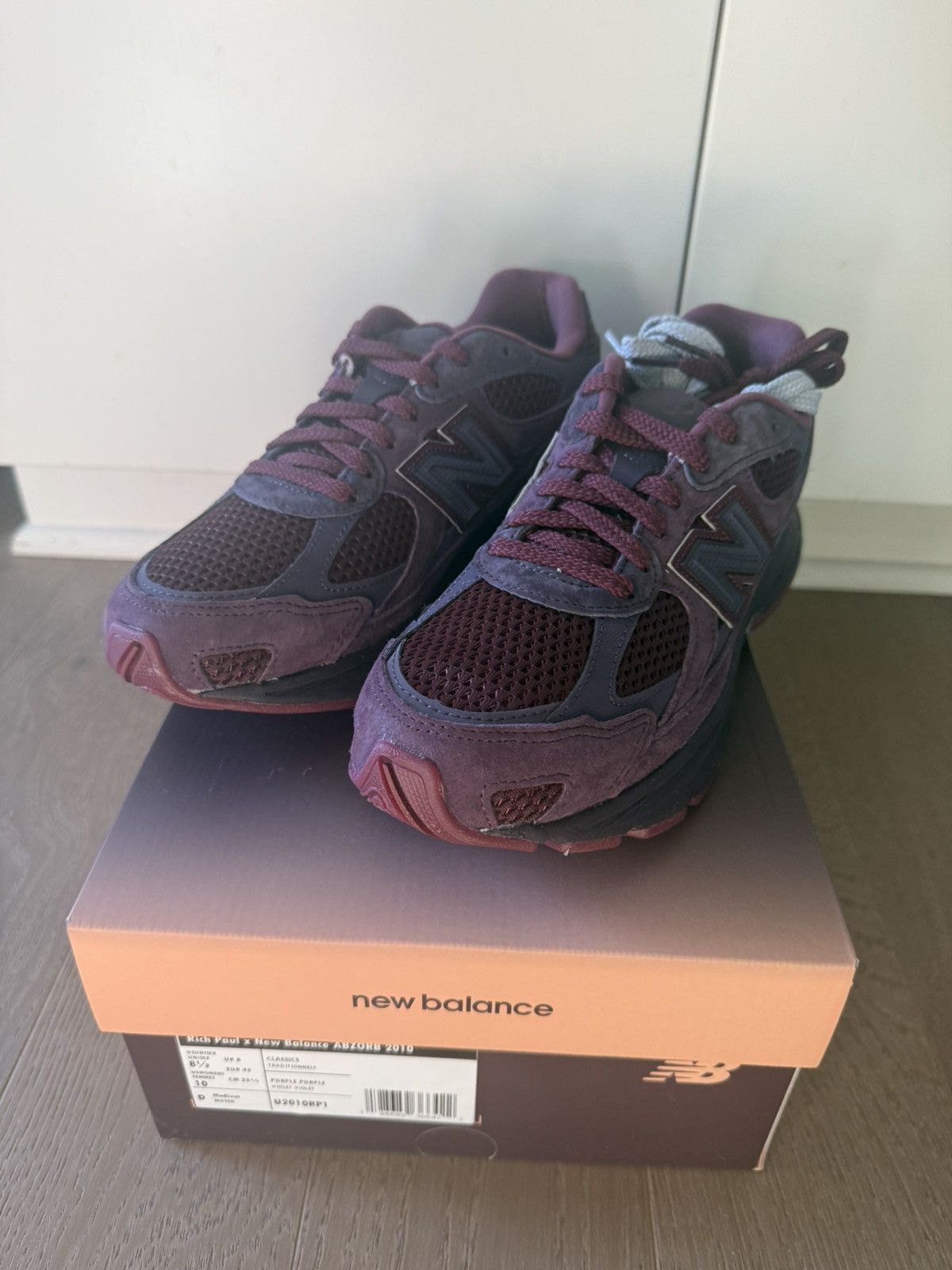 New Balance Rich Paul x New Balance 2010 Plum Brown Size 8.5 Size US 8.5 / EU 41-42 - 1 Thumbnail
