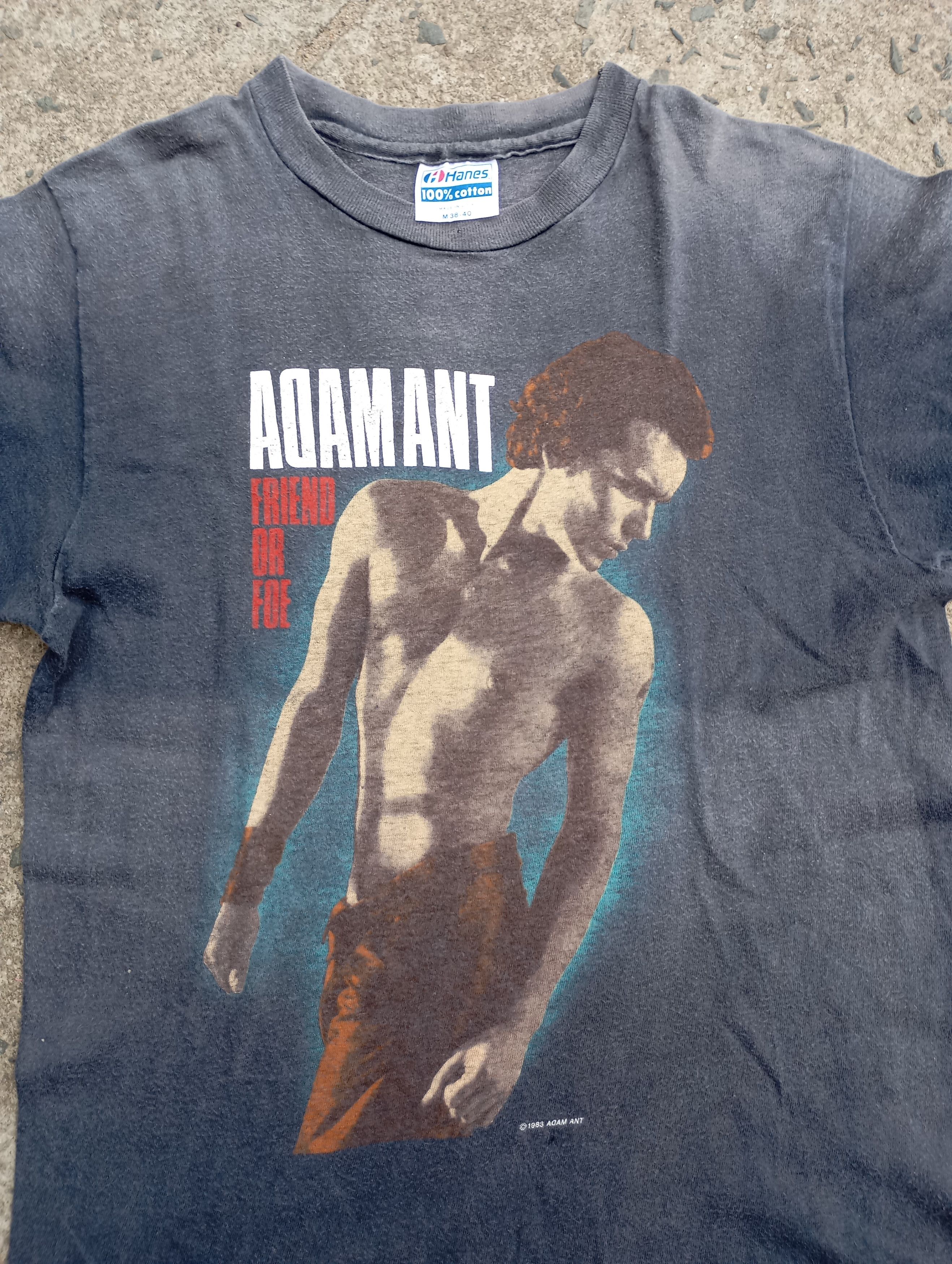 Vintage Vintage 1983 Adam Ant T shirt Size US M / EU 48-50 / 2 - 2 Thumbnail