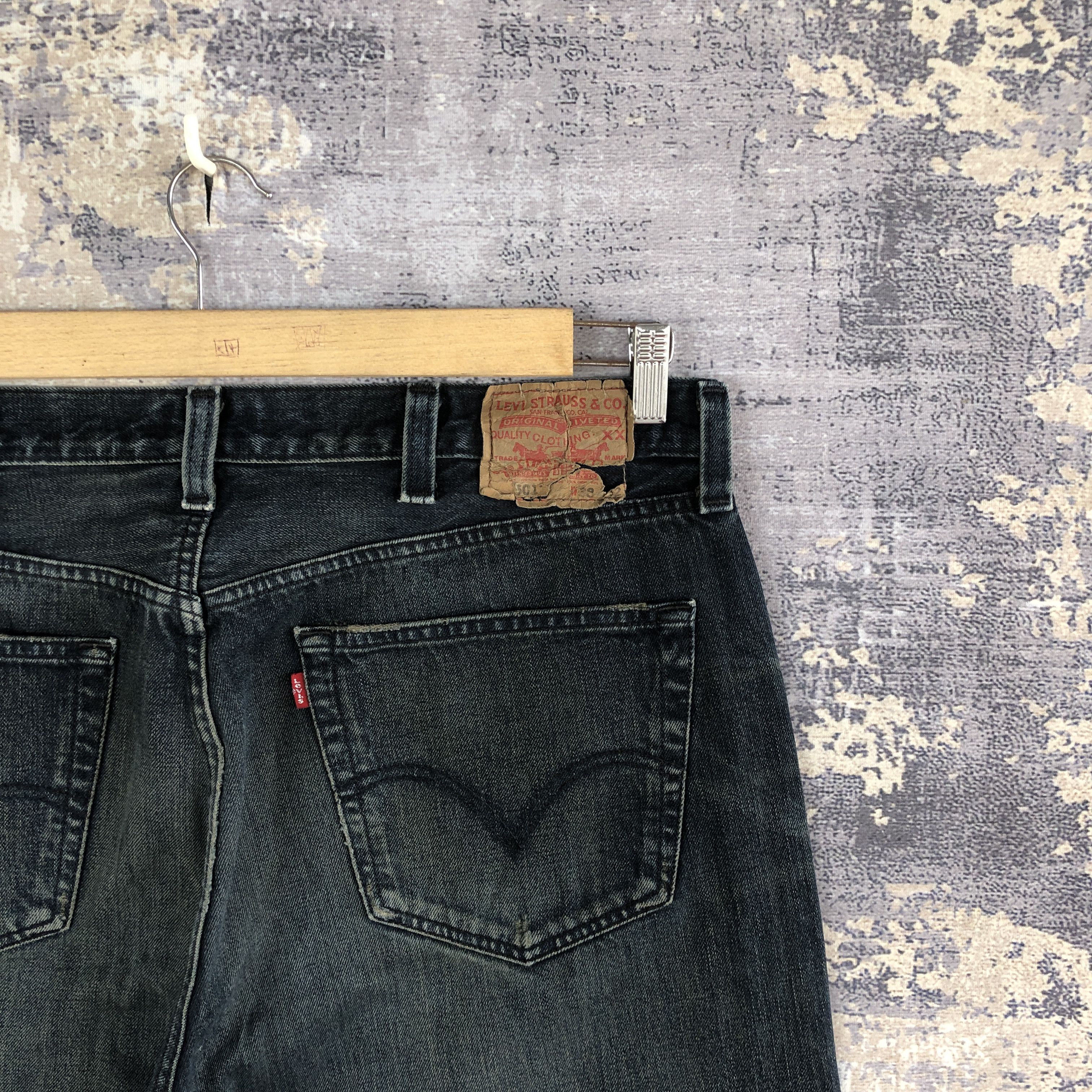Levi's Vintage Y2K Levis 501 Stonewash Jeans Levi's Faded Denim Size US 38 / EU 54 - 5 Thumbnail
