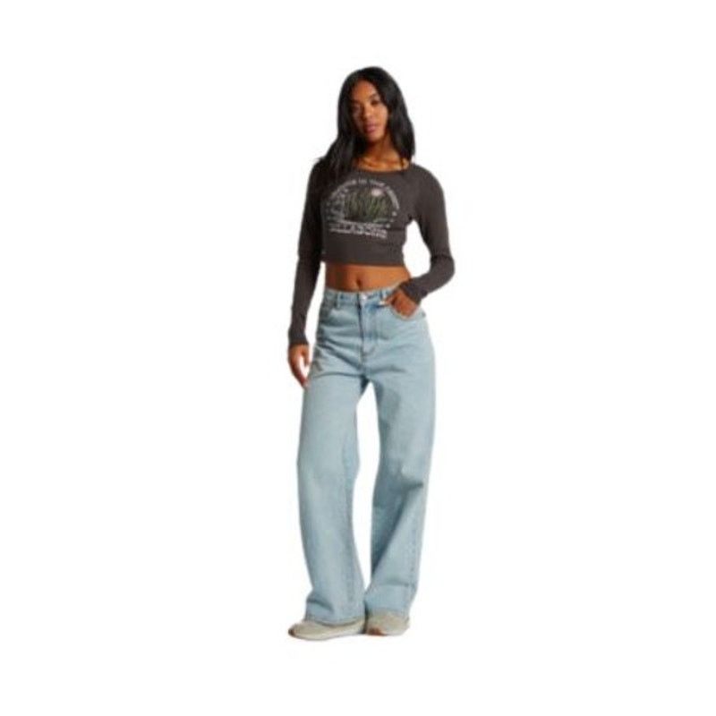 Billabong Billabong “Dancing in the Wild” Long Sleeve Cropped T-Shirt Size M / US 6-8 / IT 42-44 - 6 Thumbnail