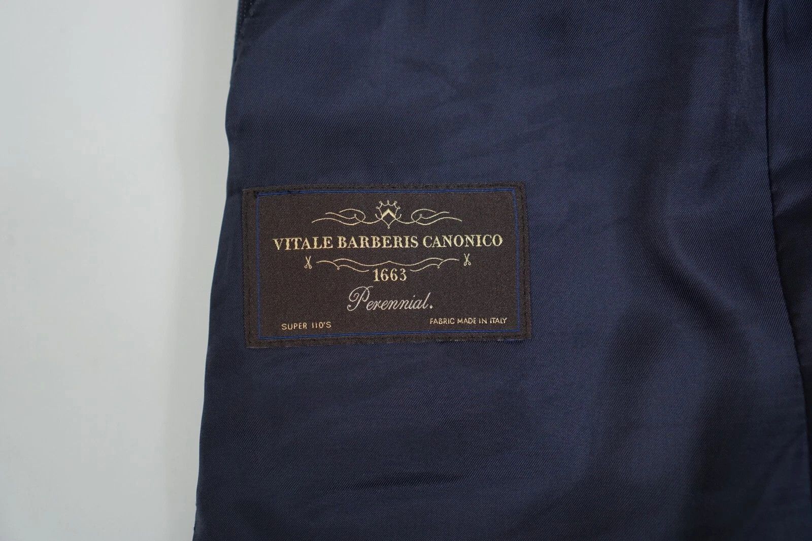 Suitsupply Men Suitsupply Blazer Blue Wool Lazio Single Breasted US42 Size 42R - 5 Thumbnail