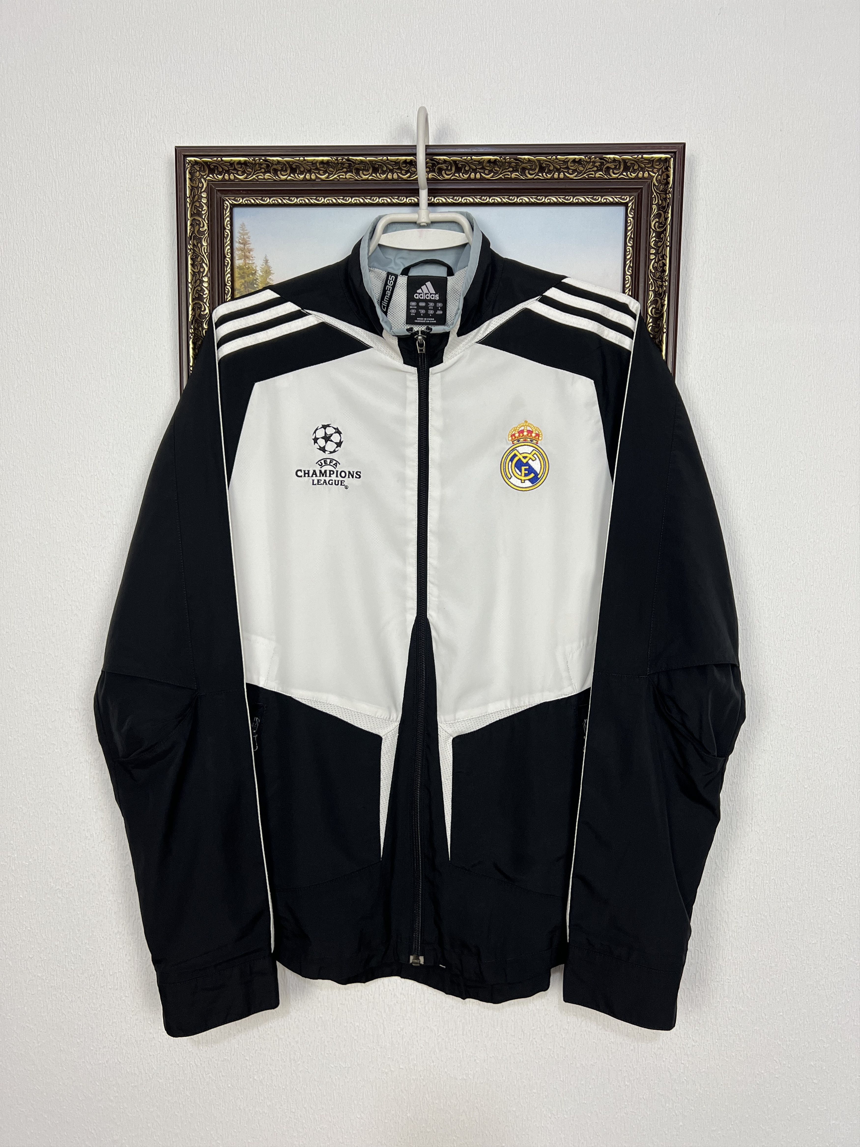 Adidas Vintage Adidas Real Madrid Football Jacket Soccer Train Size US M / EU 48-50 / 2 - 1 Thumbnail