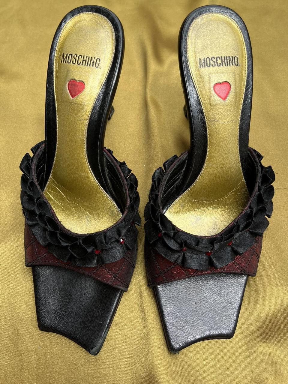 Moschino Vintage Moschino ruffle mules Size US 5 / IT 35 - 3 Thumbnail