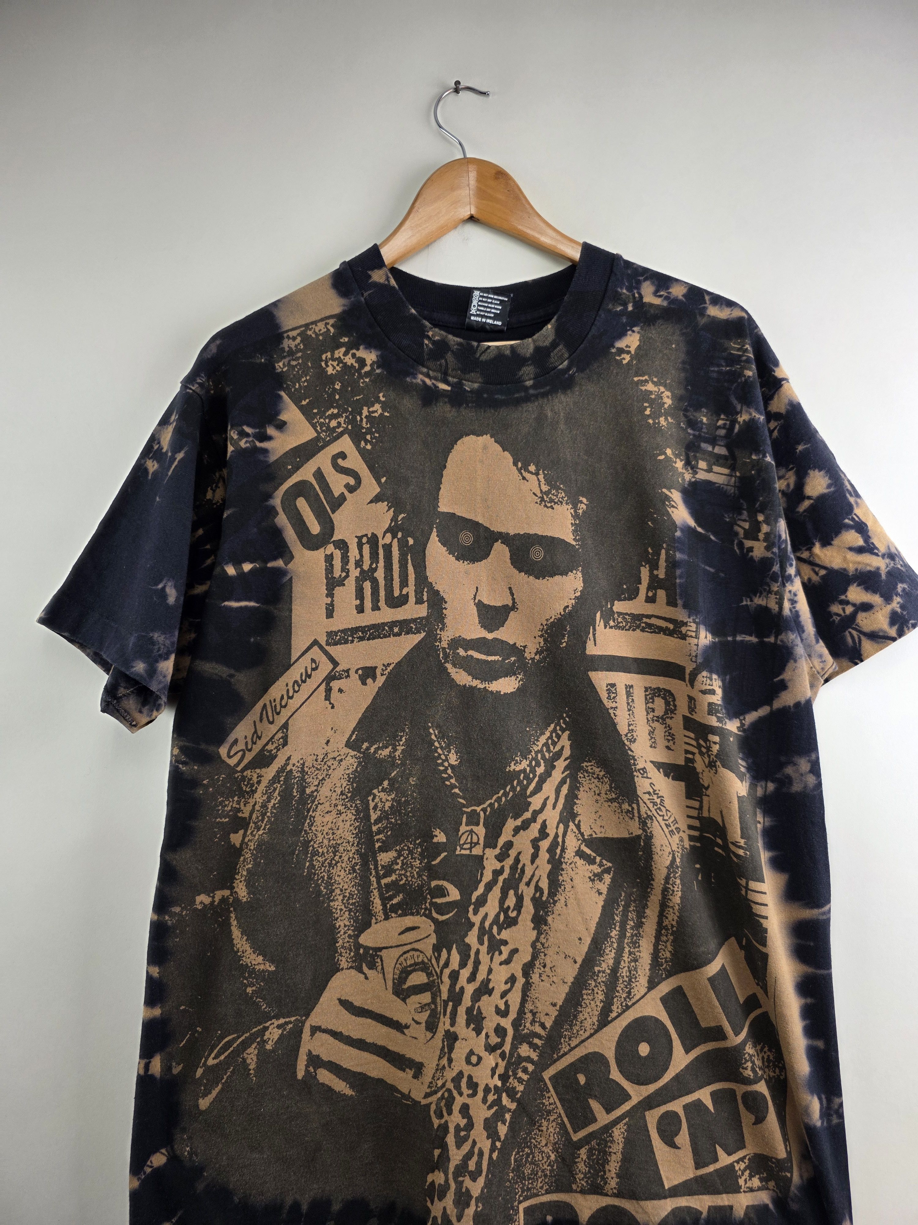 Band Tees × Vintage 90s Sex Pistols Sid Vicious Tie Dye XL 22.5" 31" Size US XL / EU 56 / 4 - 8 Thumbnail