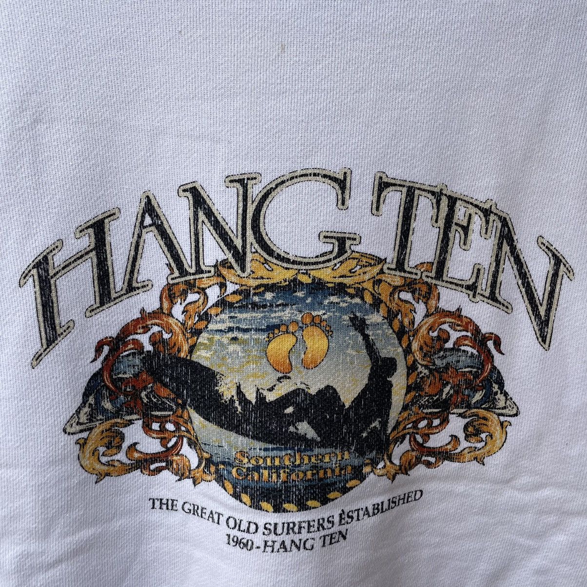 Hang Ten × Vintage 🔥Vintage Hang Ten Big Logo Surfing Pullover Sweatshirts Size US M / EU 48-50 / 2 - 2 Thumbnail