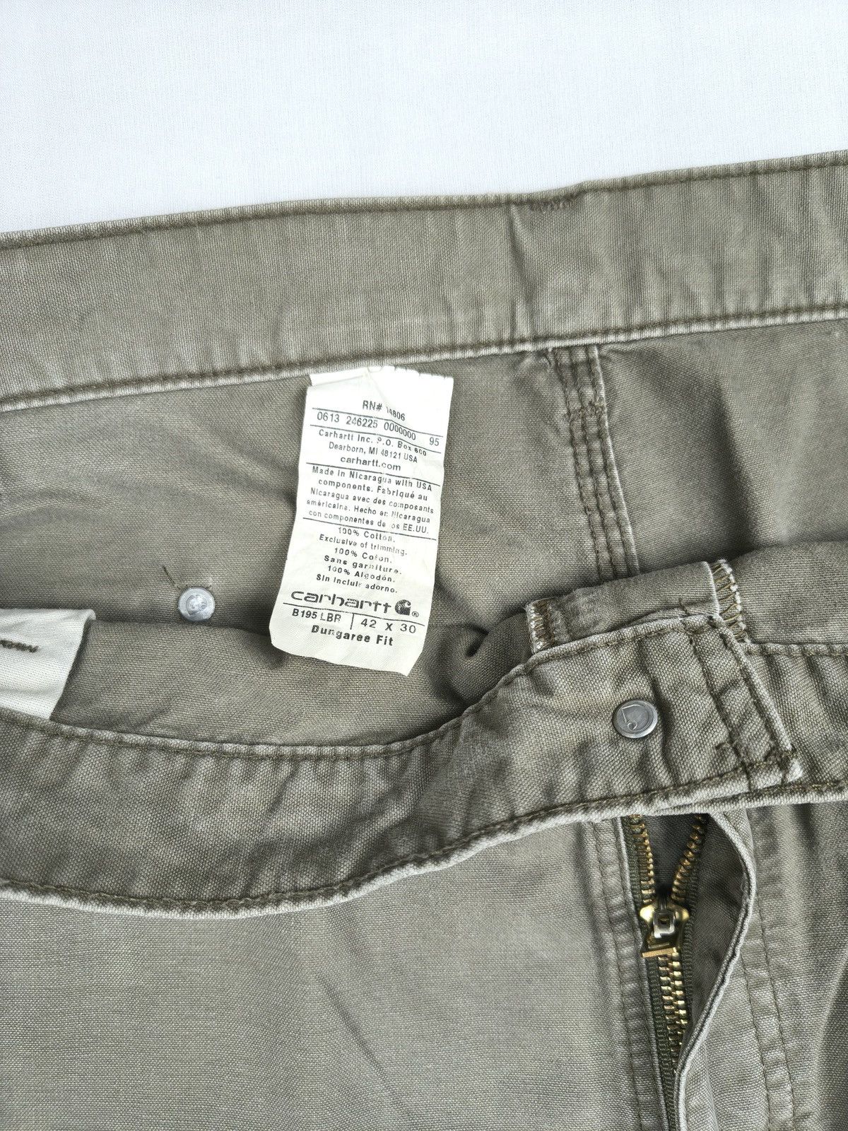 Carhartt Vintage Carhartt double knee carpenter jeans 🪚 Size US 42 / EU 58 - 13 Thumbnail