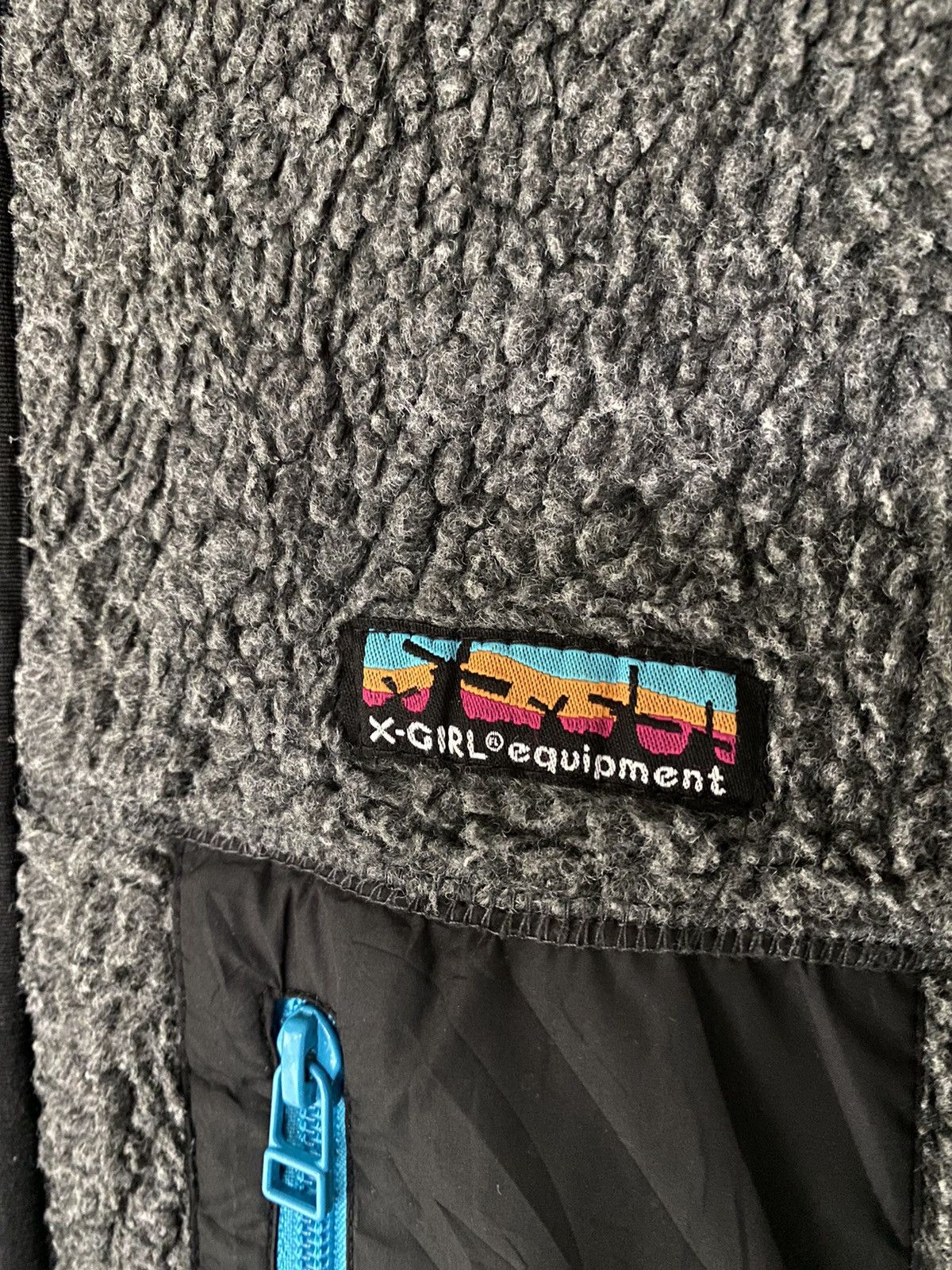 Japanese Brand X-GIRL Japan Boa Fleece Patagonia logo Size S / US 4 / IT 40 - 6 Thumbnail