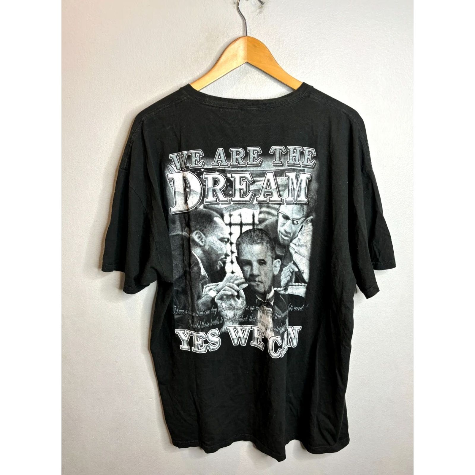 Vintage Suna Black History Culture Crew Tee T-shirt 2XL Black Mens Graphic 90s Skull Obama MLK Vintage No 277 Size US XXL / EU 58 / 5 - 4 Thumbnail