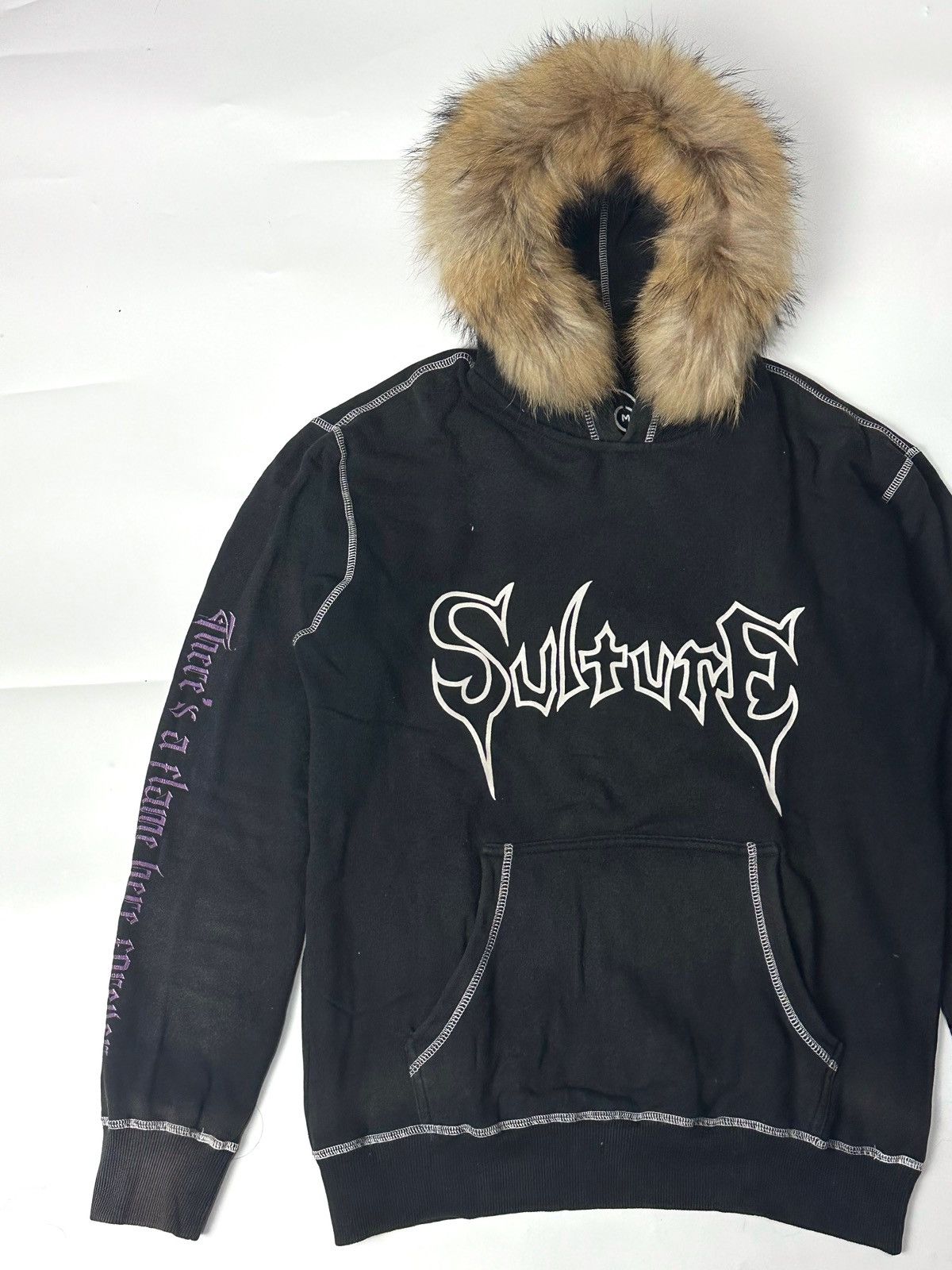 If Six Was Nine Japanese Furhoodie Sulture Black Faded Style Ifsix Lgb Size US M / EU 48-50 / 2 - 2 Thumbnail