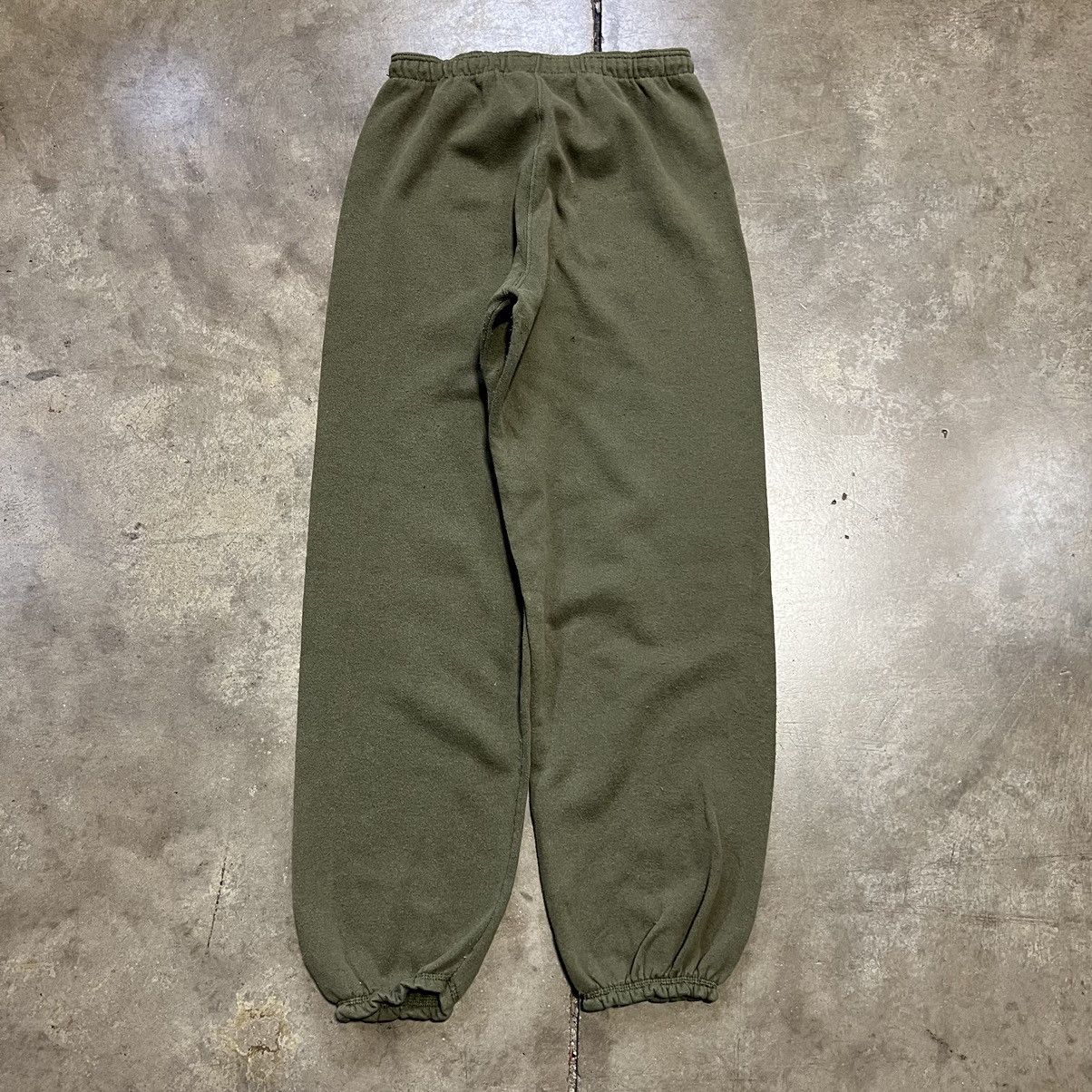 Vintage Vintage 90s USMC Sweatpant Jogger Olive Green Baggy Military Size US 28 / EU 44 - 5 Thumbnail