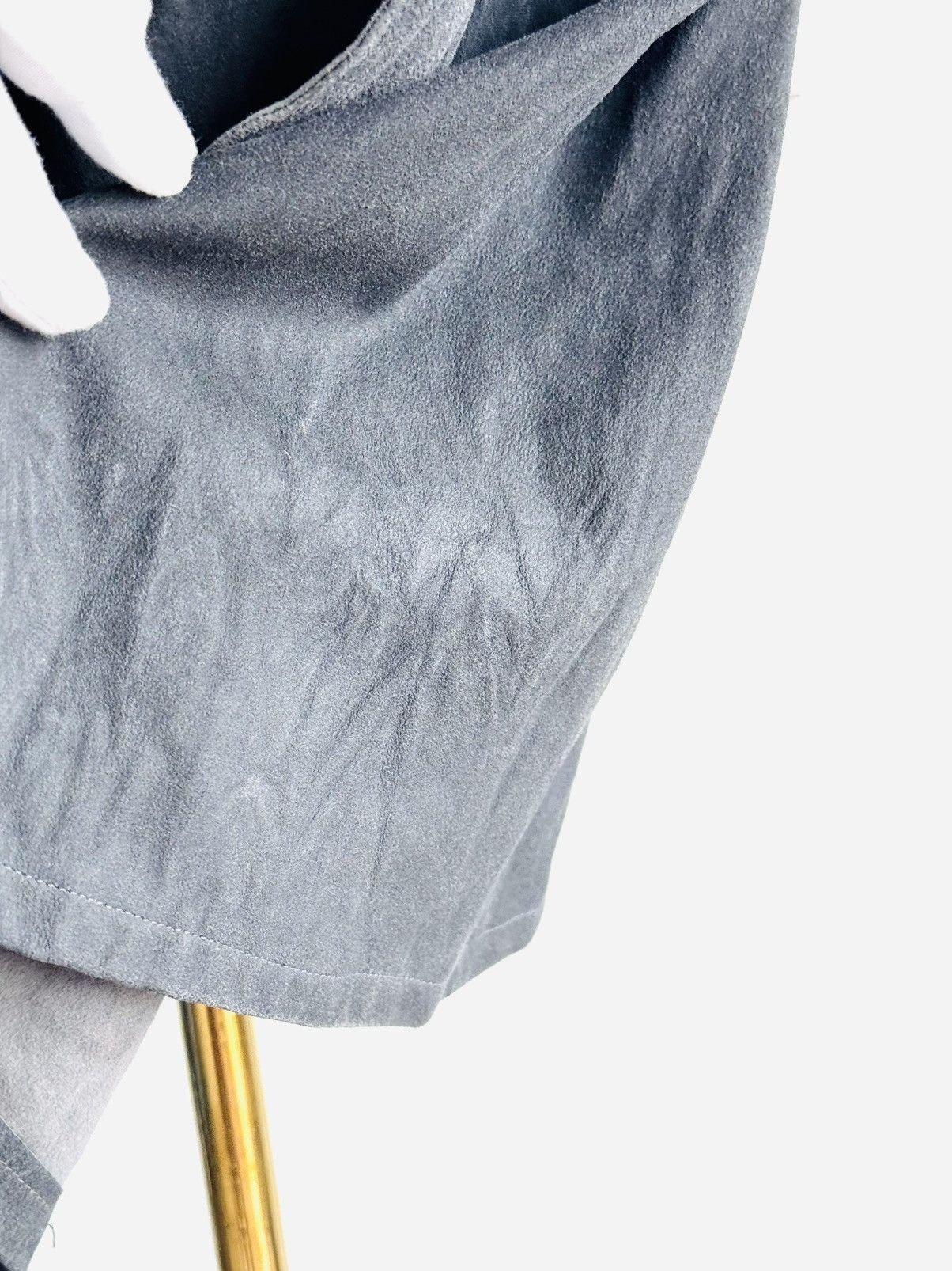 Ann Demeulemeester Vintage Ann Demeulemeester leather paper bag belted skirt 38 Size 27" / US 4 / IT 40 - 3 Thumbnail