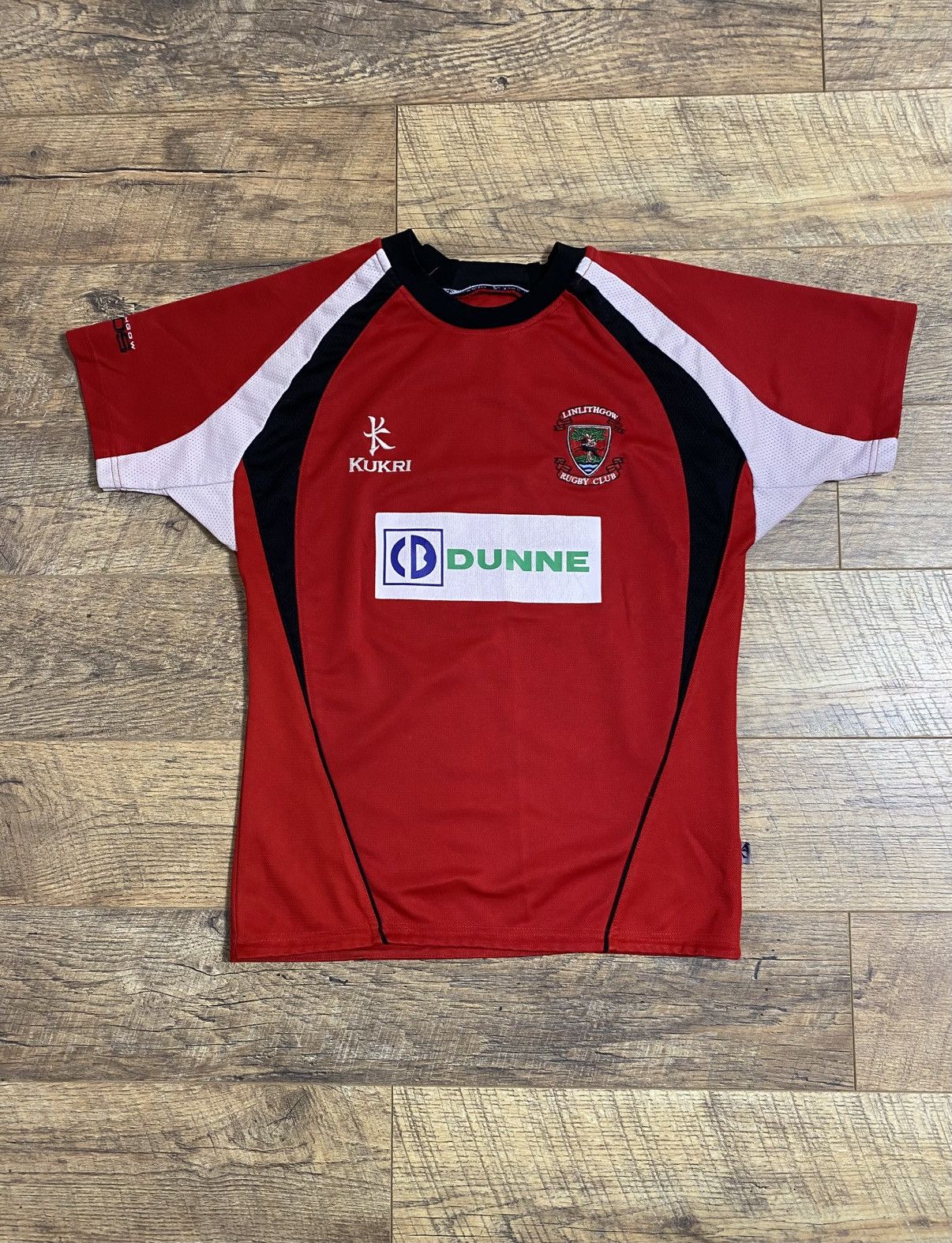 Japanese Brand RARE LINLITHGOW RFC RUGBY JERSEY #12 KUKRI RETRO BLOKECORE L Size US L / EU 52-54 / 3 - 1 Thumbnail