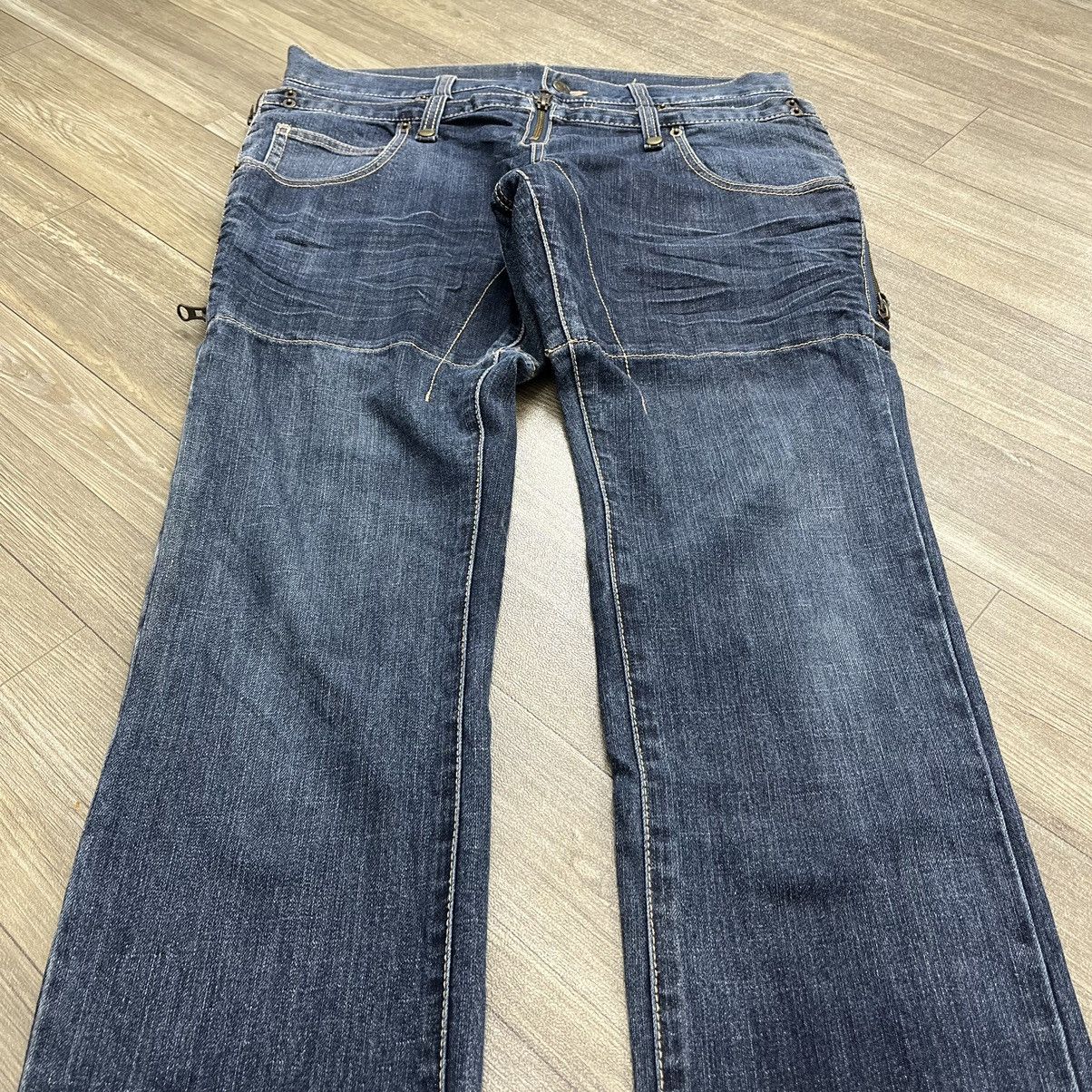 If Six Was Nine × Japanese Brand × PPFM Vintage PPFM Double Waist Hybird Flowers Jeans Size US 30 / EU 46 - 5 Thumbnail