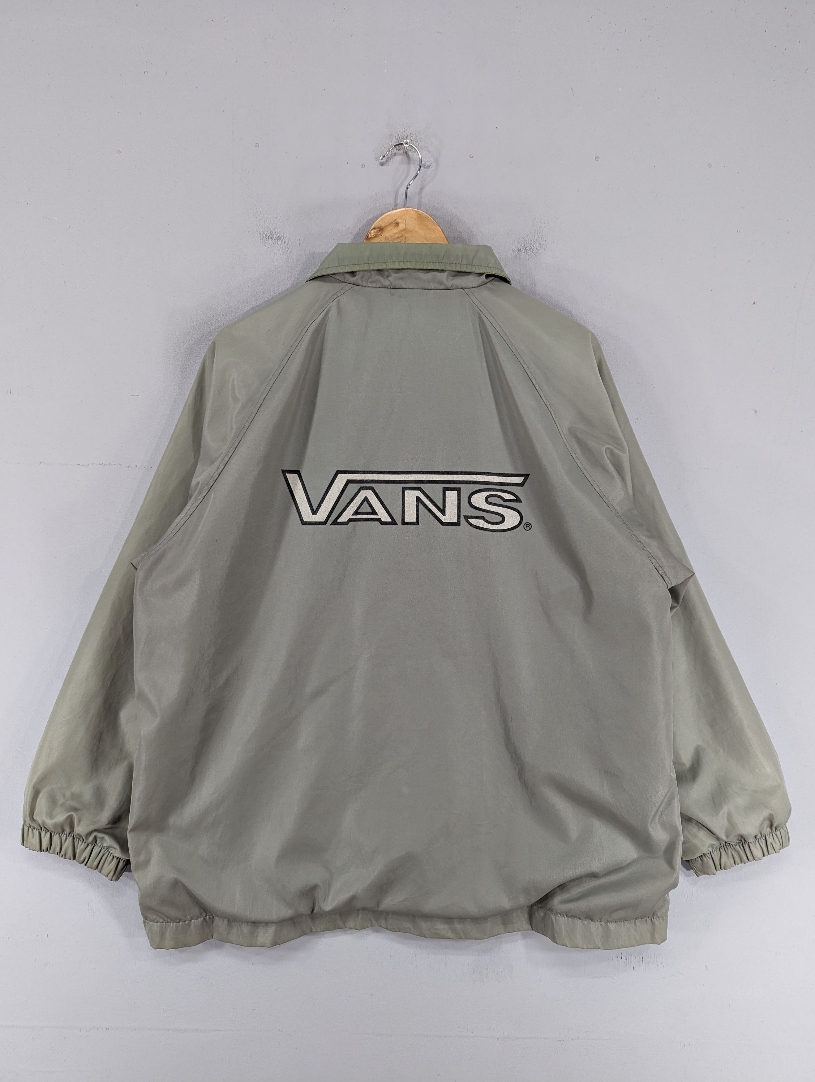 Vans × Vintage Vintage 90s Vans Distressed Coach Jacket Size US L / EU 52-54 / 3 - 19 Thumbnail