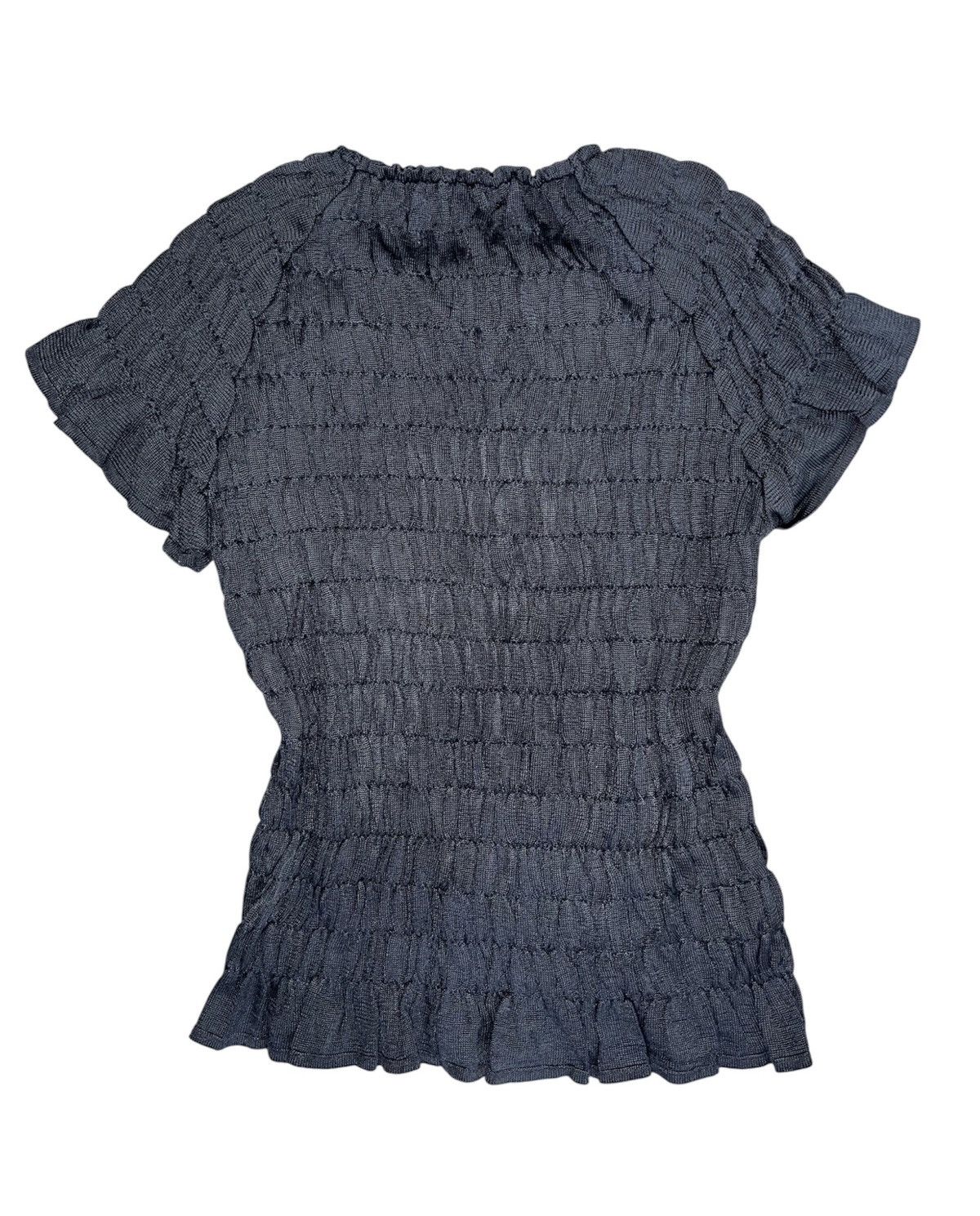Miu Miu Big bow ruffled stretchy top 💖🎀 Size M / US 6-8 / IT 42-44 - 2 Thumbnail