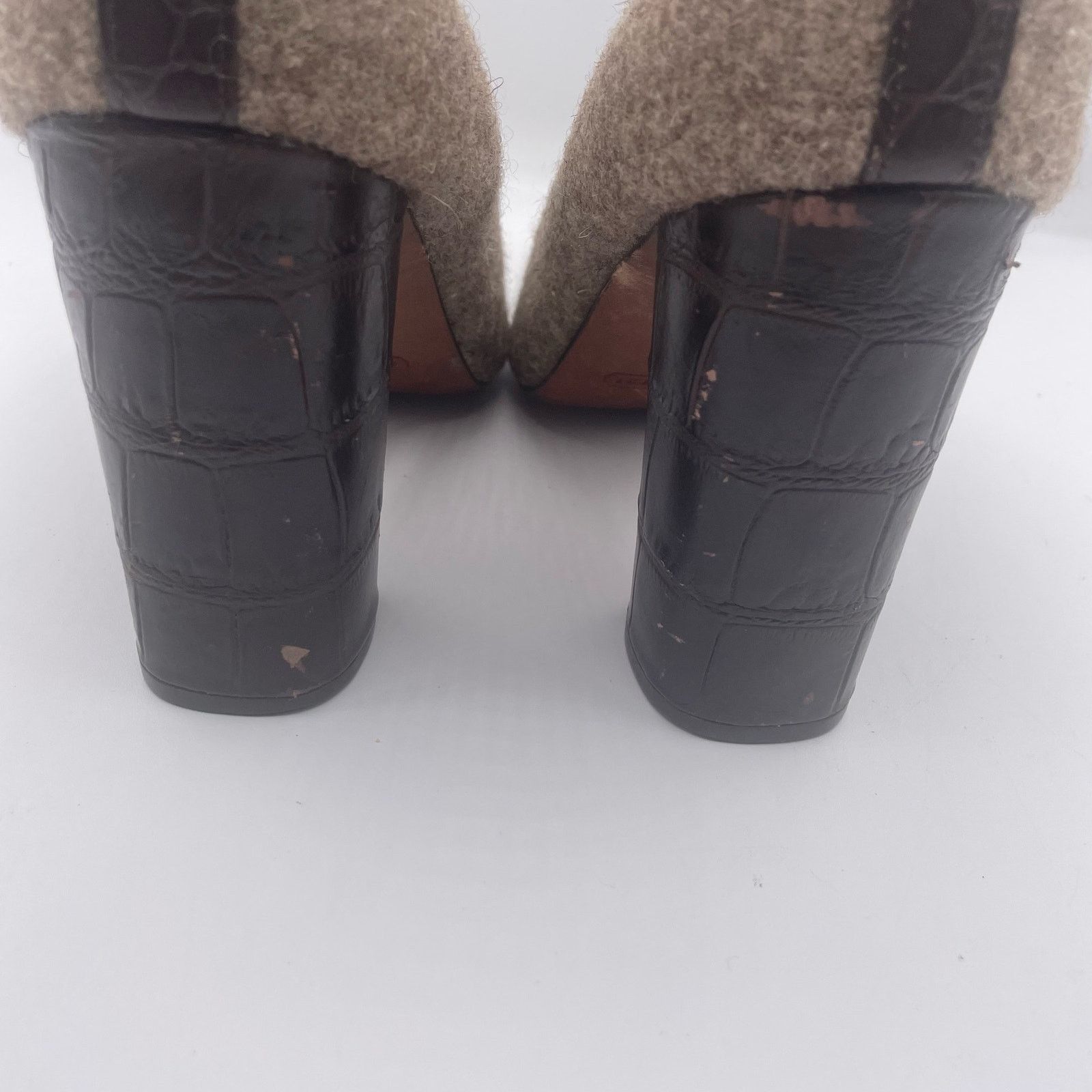 Coach Coach Ophelia Heels Pumps Croco Brown 10 Size US 10 / IT 40 - 7 Thumbnail