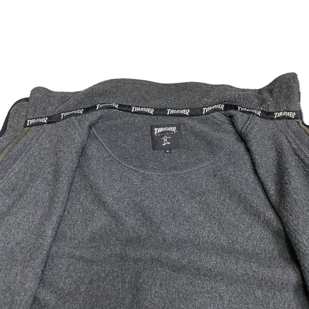 Thrasher × Vintage Thrasher Magazine vintage 90s fleece zipper Size US M / EU 48-50 / 2 - 8 Thumbnail