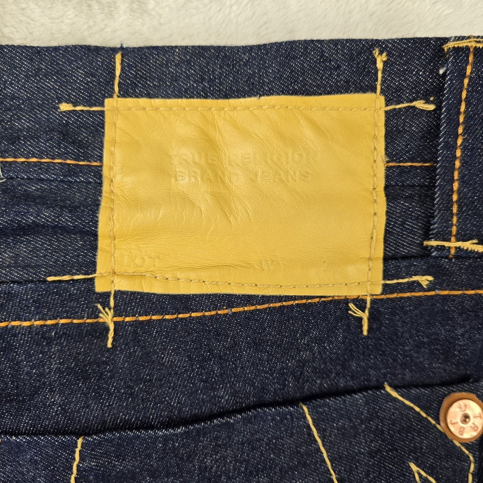 True Religion True Religion Jeans 38 Fits 42x34 Limited Edition 0001-1510 Size US 38 / EU 54 - 12 Thumbnail