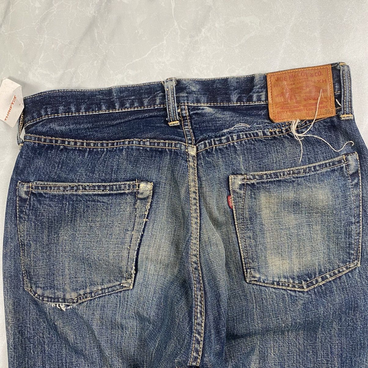 The Real McCoy's Rare Vintage Joe Mccoy Washed Selvedge Denim Size US 30 / EU 46 - 14 Thumbnail