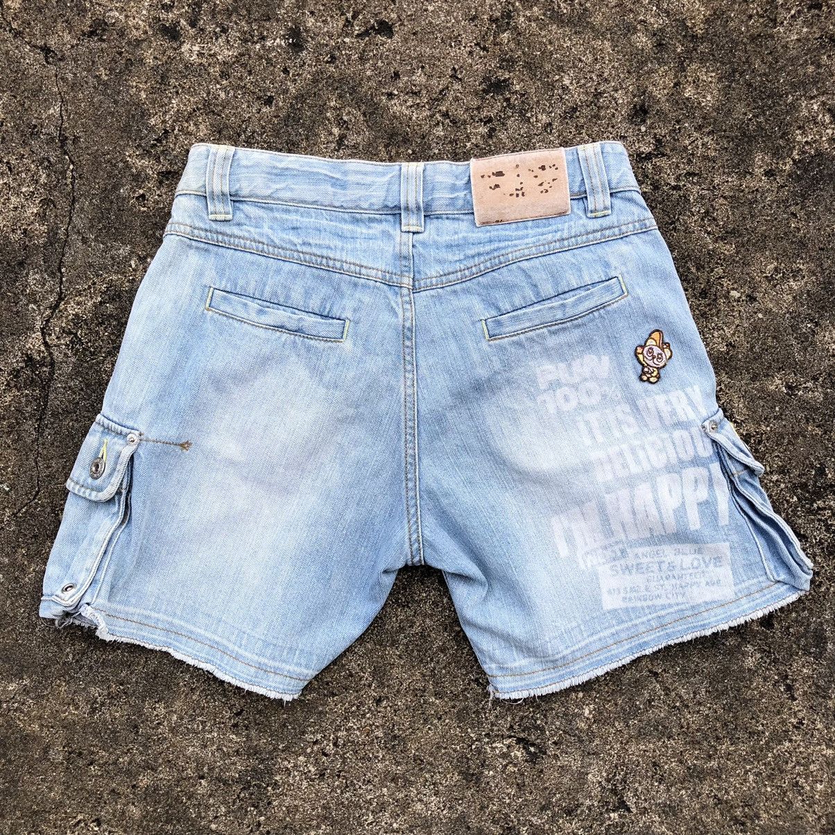 Angel Blue Angel Blue Japanese Hotpants Jeans Denim Distressed Cargo Size 38" / US 16 / IT 52 - 2 Thumbnail