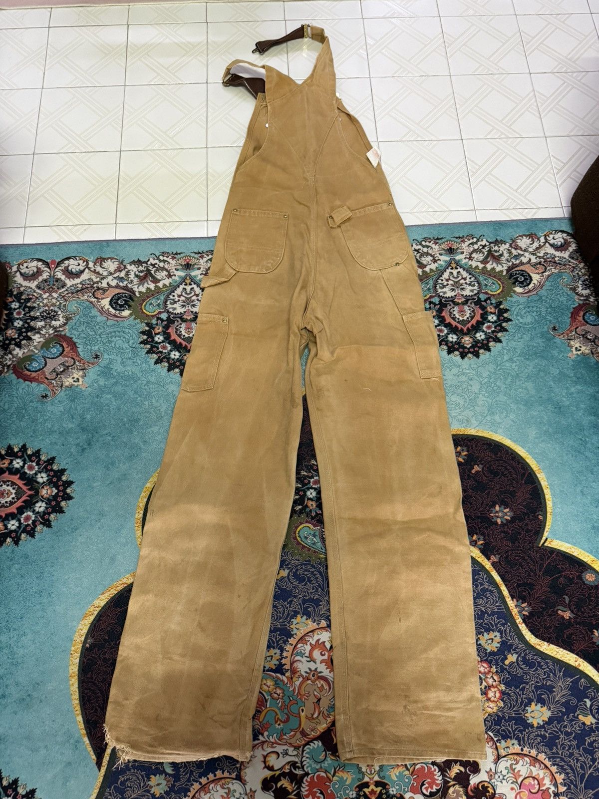 Carhartt Distressed Carhartt 100 Years Anniversary Workwear Overall Size US 28 / EU 44 - 25 Thumbnail