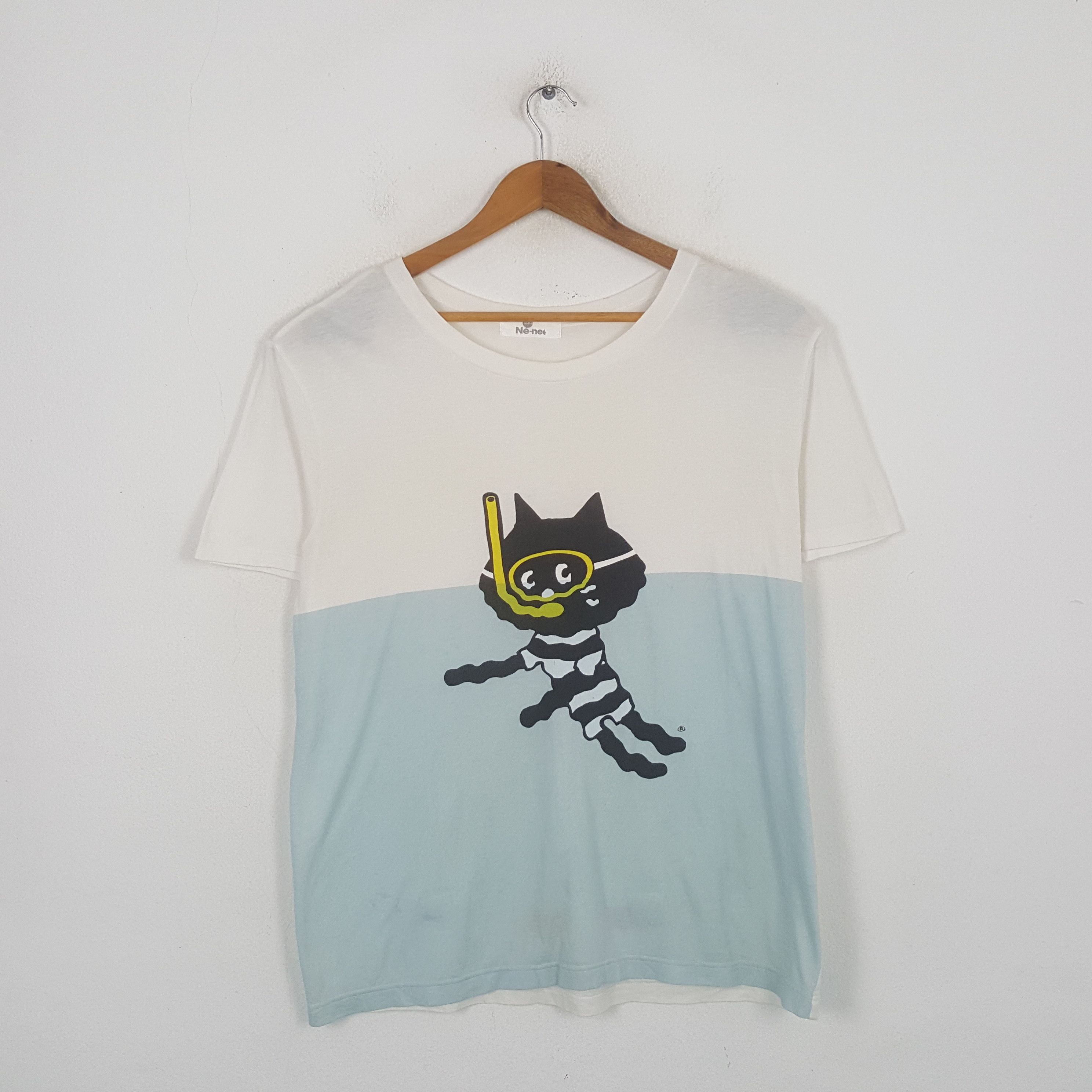 Ne-Net Vintage Ne-net by Issey Miyake Japan Brand T-shirt C294N38 Size US L / EU 52-54 / 3 - 1 Thumbnail