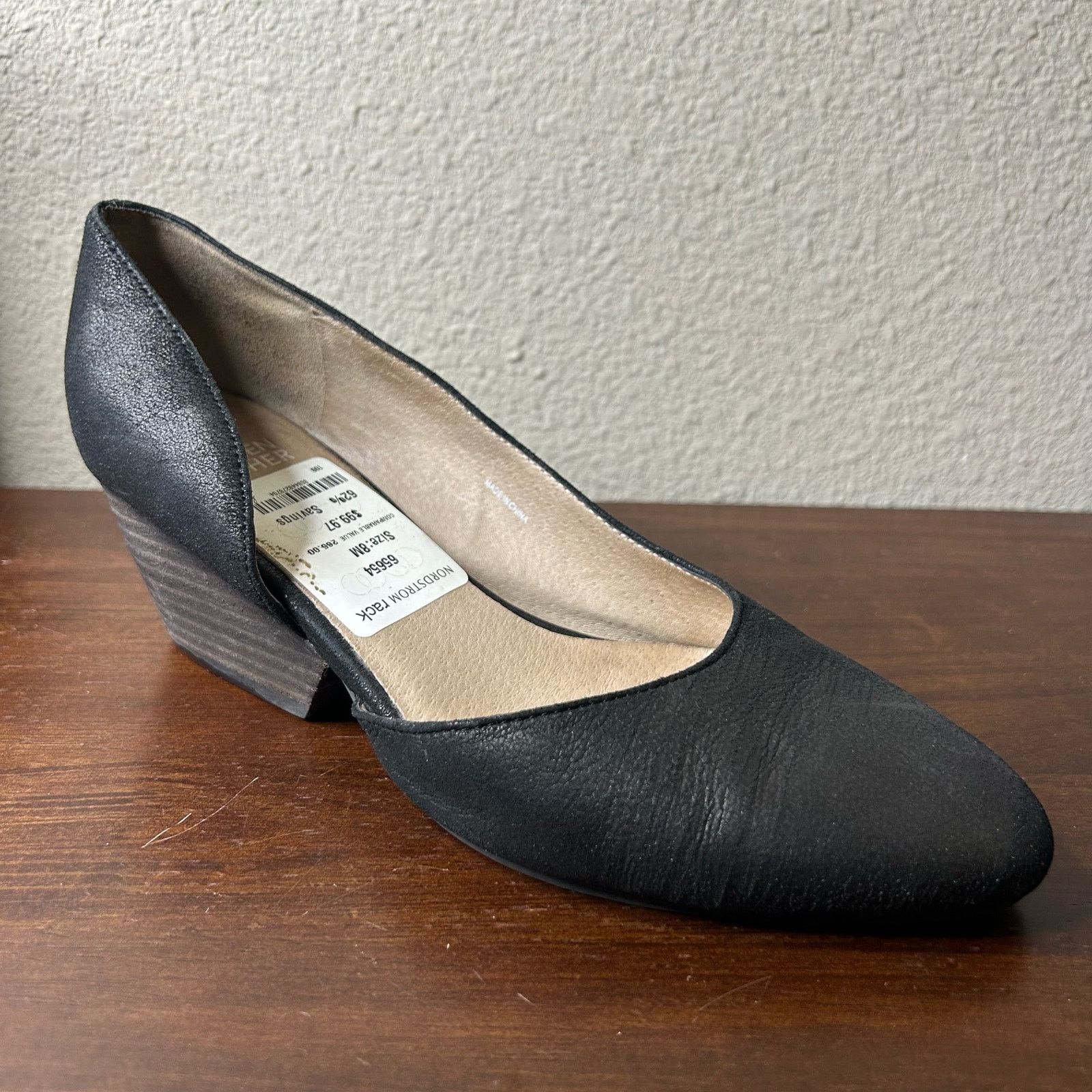 Eileen Fisher Eileen Fisher Shoes Heels Pumps Lily Black Suede Size 8 Size US 8 / IT 38 - 9 Thumbnail