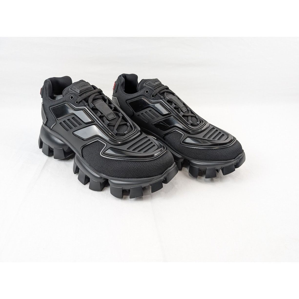 Prada o1rshd1 Rubber Knit Sneakers in Nero 9.5 US Size US 9.5 / EU 42-43 - 12 Thumbnail