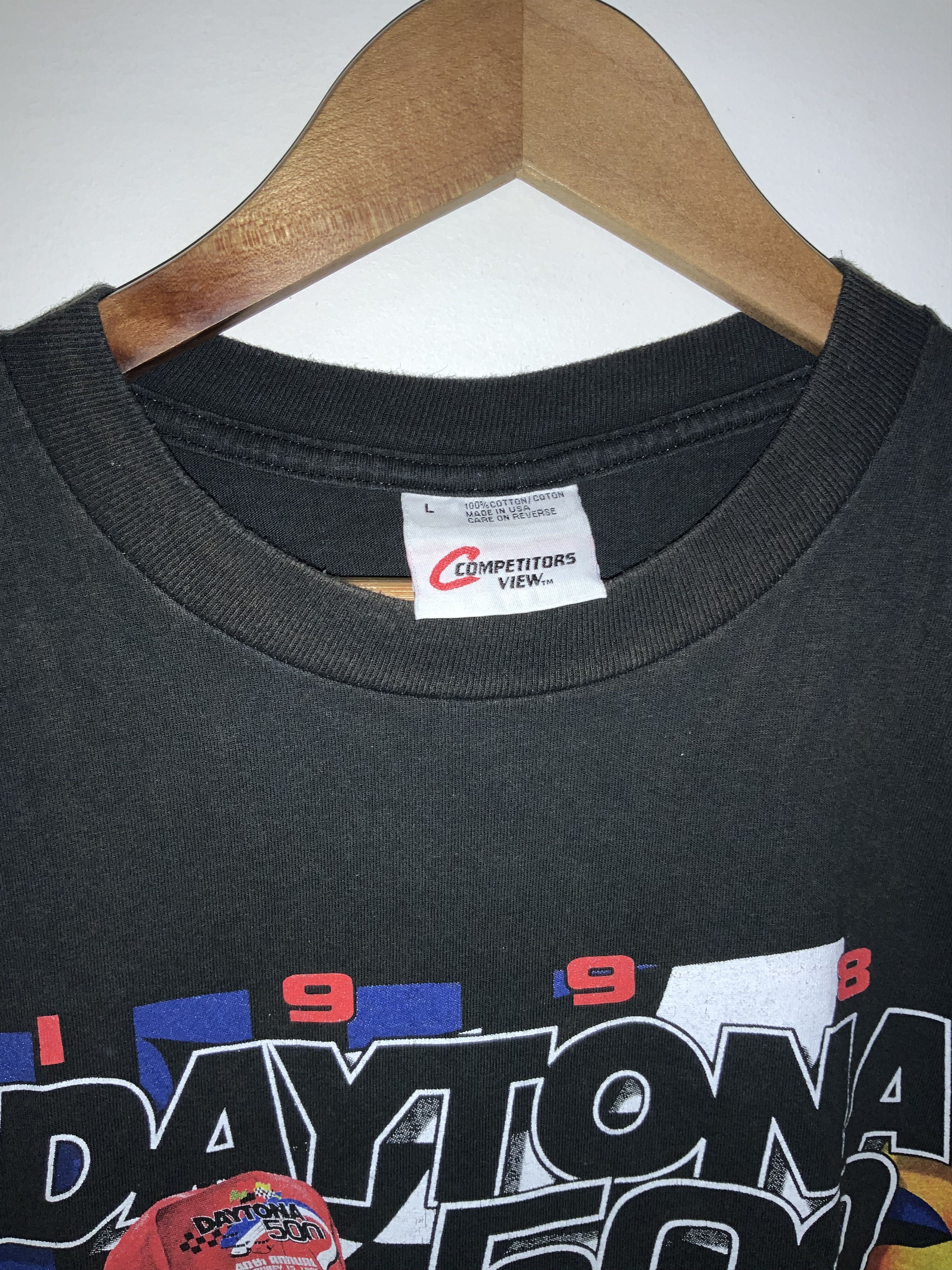 NASCAR × Vintage Vintage 1998 Dale Earnhardt Nascar Daytona 500 Large T-Shirt Size US L / EU 52-54 / 3 - 5 Thumbnail