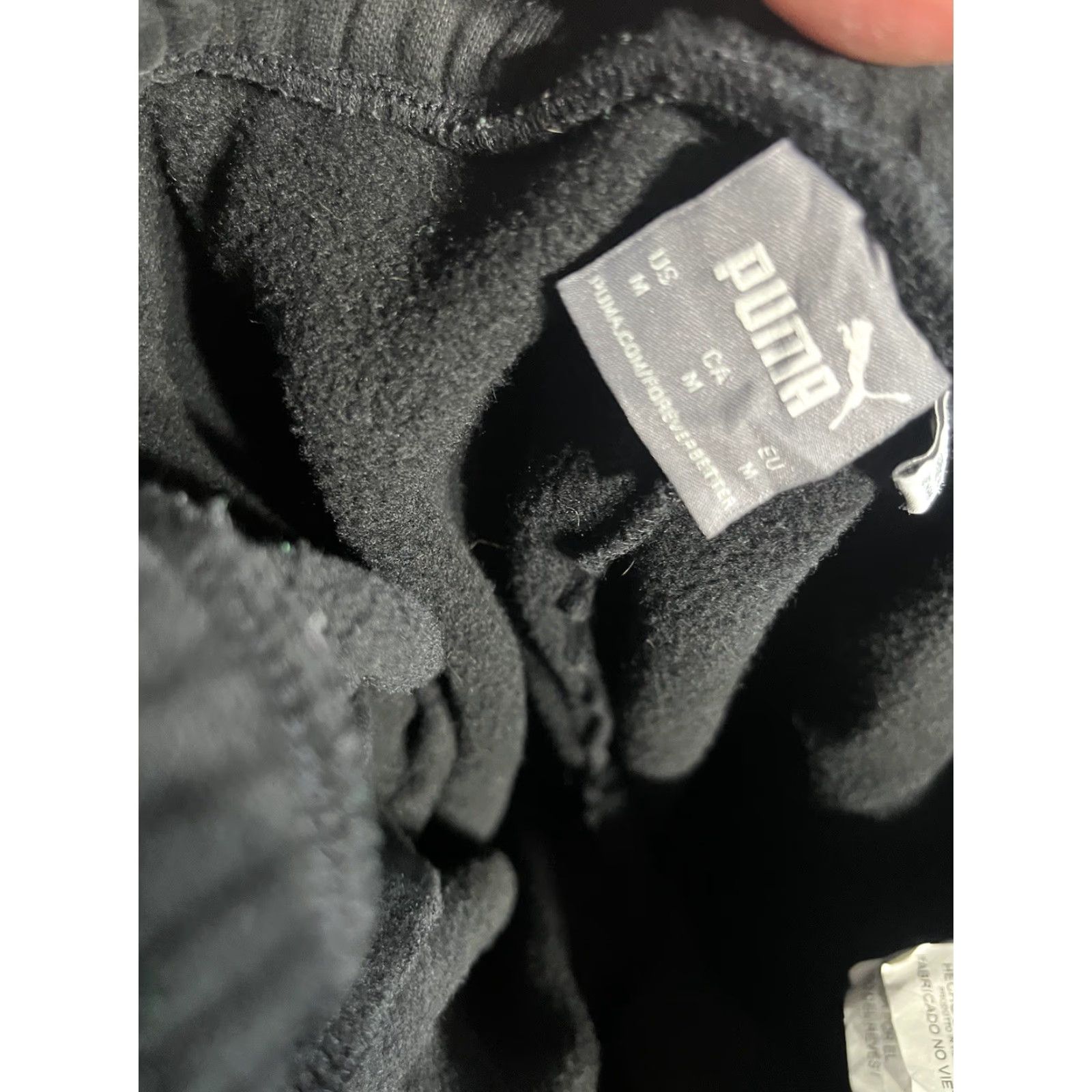Puma PUMA Men's Black Cargo Jogger Sweatpants - M | 2 Pockets | Logo | Athletic Fit | Regular Inseam 29 in Size US 31 - 5 Thumbnail