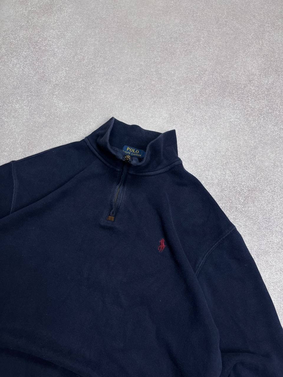 Polo Ralph Lauren Vintage Polo Ralph Lauren Quarter Zip Sweater L Size US L / EU 52-54 / 3 - 2 Thumbnail