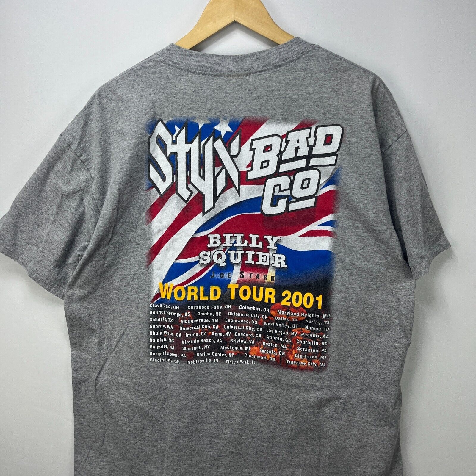 Tommy Bahama × Vintage Vintage 2001 Styx BadCompany Billy Squier Concert Graphic XL Size US XL / EU 56 / 4 - 6 Thumbnail
