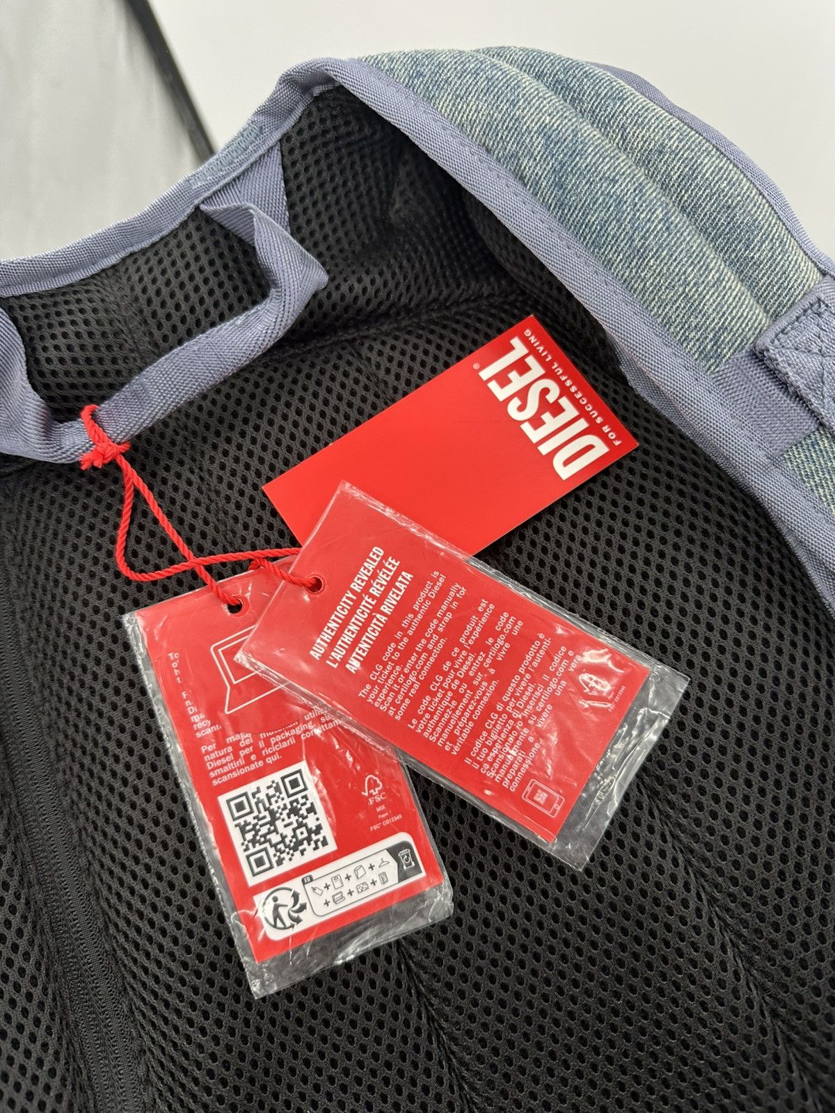 Diesel Diesel Denim Backpack Size ONE SIZE - 12 Thumbnail