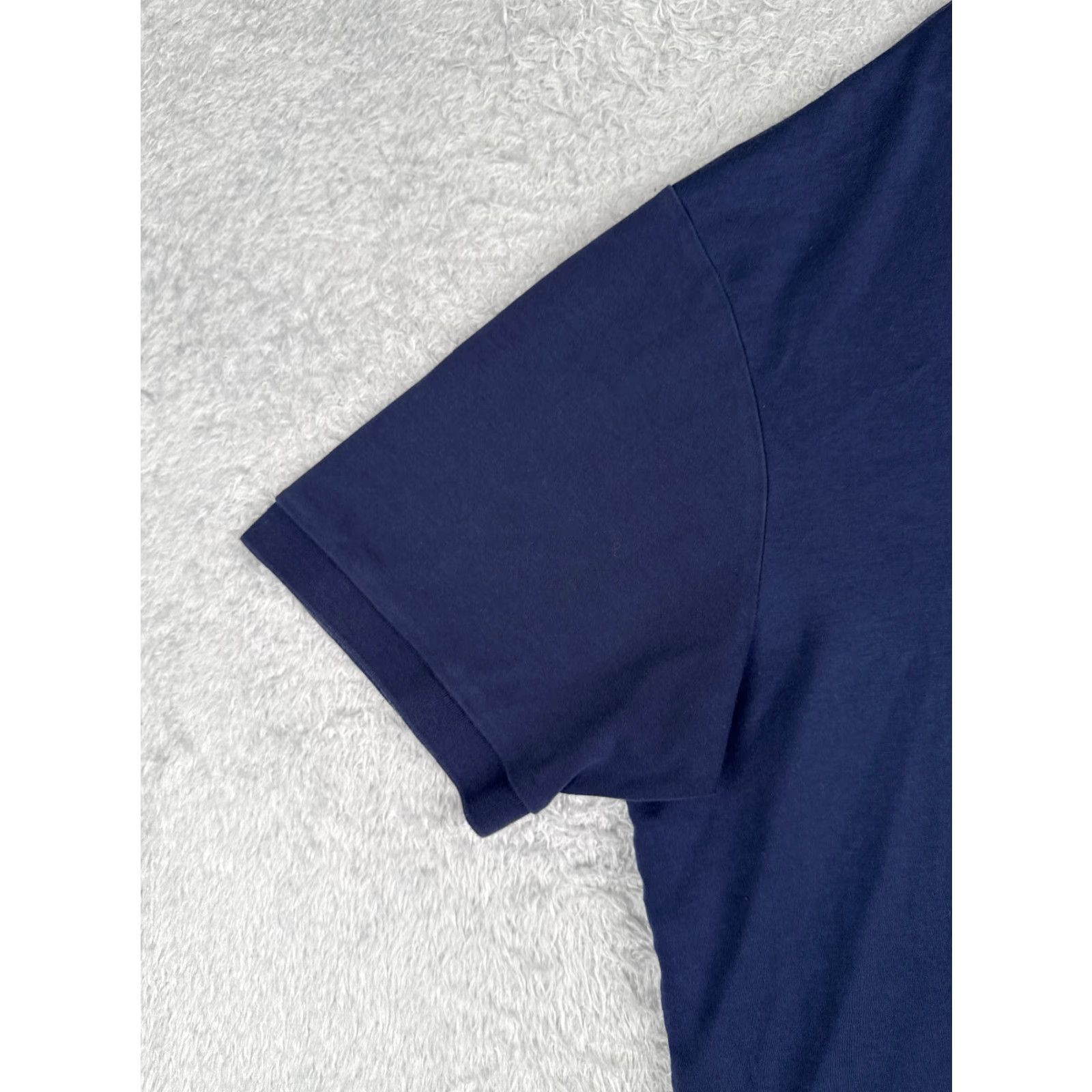 Ralph Lauren VINTAGE Ralph Lauren Polo Shirt Adult 2XL Blue 100% Cotton Jersey Short Sleeve Polo Shirt Regular Mens Size US XXL / EU 58 / 5 - 3 Thumbnail