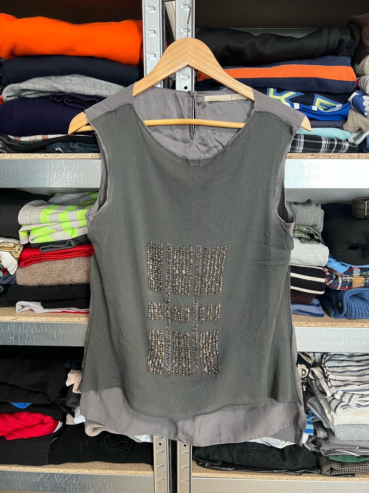 DOROTHEE SCHUMACHER × Designer Dorothee Schumacher Silk Tank Dress Size 4 Avant Garde Size XS / US 0-2 / IT 36-38 - 1 Thumbnail
