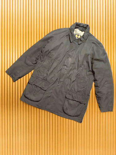 Vintage Barbour Men's Navy Hunting Jacket Rare