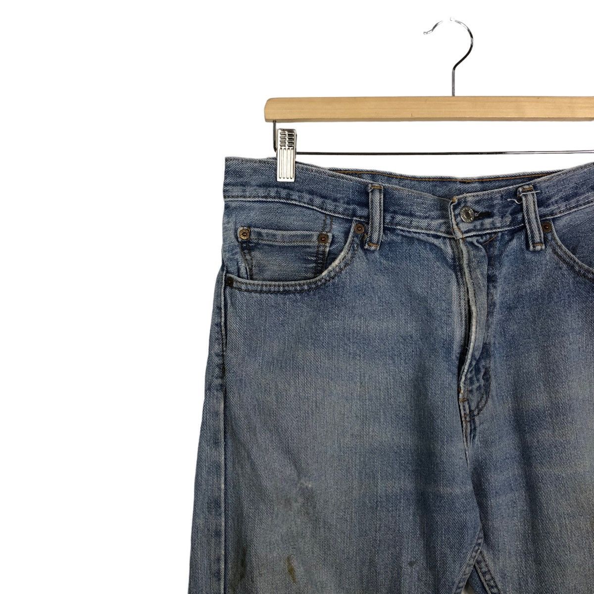 Levi's 🔥90’s Lot 505 Vintage Levis Distressed Denim Design Size US 34 / EU 50 - 7 Thumbnail