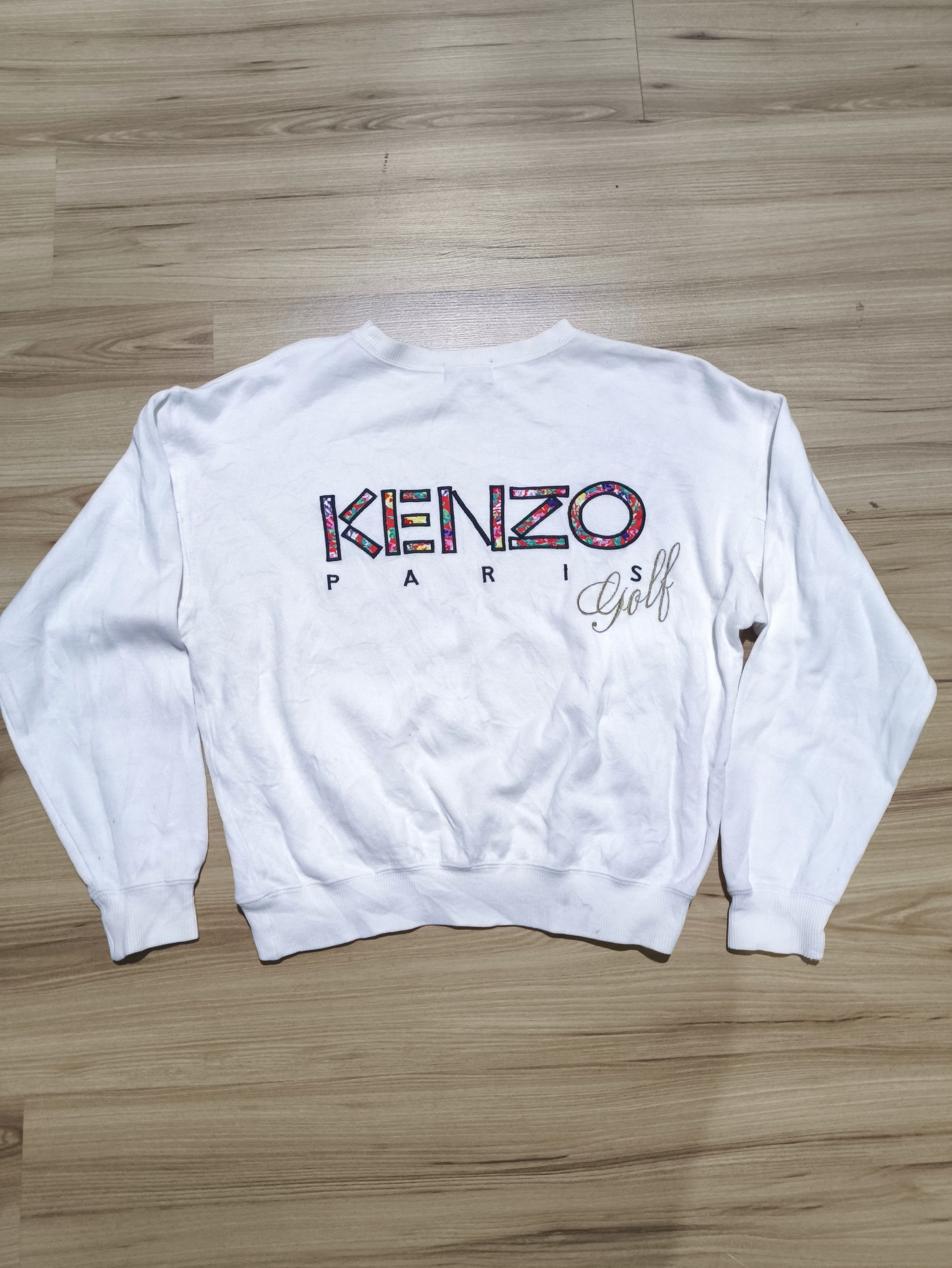 Kenzo Vintage Kenzo Paris golf big logo embroidery Size S / US 4 / IT 40 - 1 Thumbnail