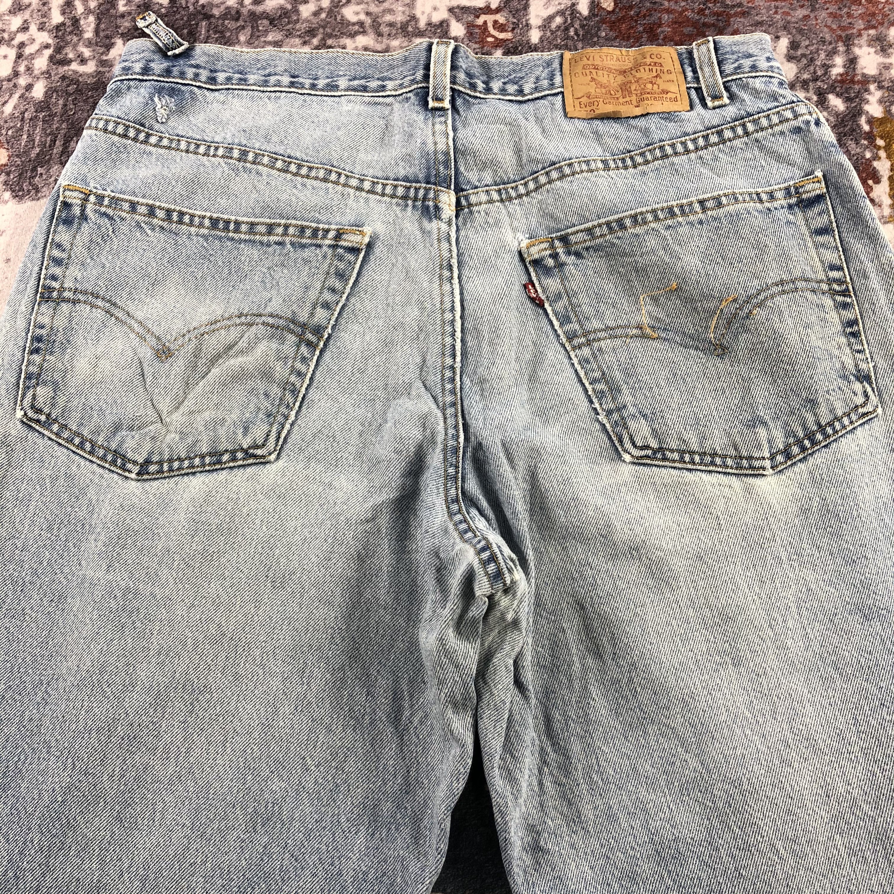 Levi's × Vintage Vintage 90s Blue Wash Levis 550 Jeans-JM3108 Size US 36 / EU 52 - 5 Thumbnail