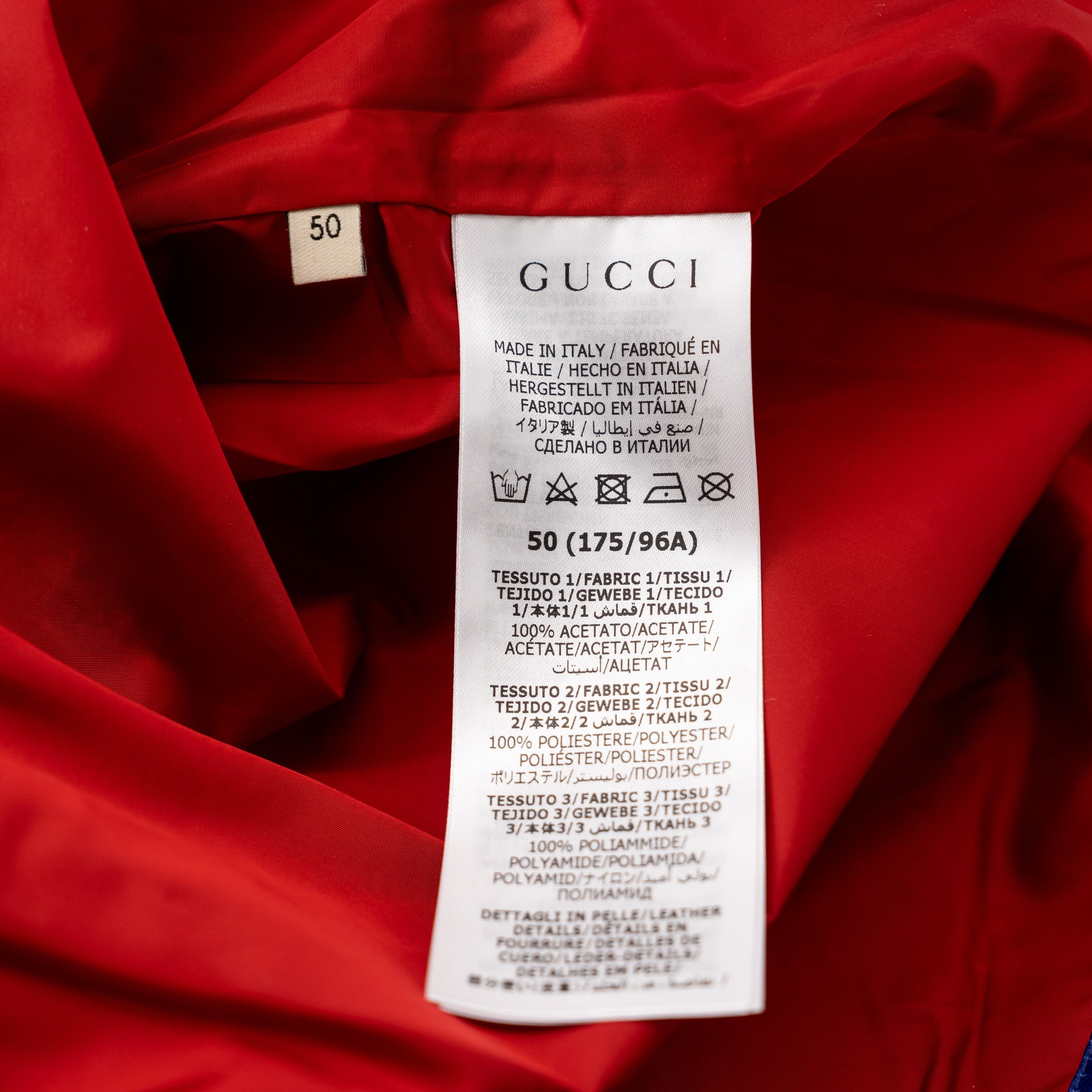 Gucci 50 L -Gucci Adidas Anorak Jacket Nylon Blue Red Purple Size US L / EU 52-54 / 3 - 8 Thumbnail