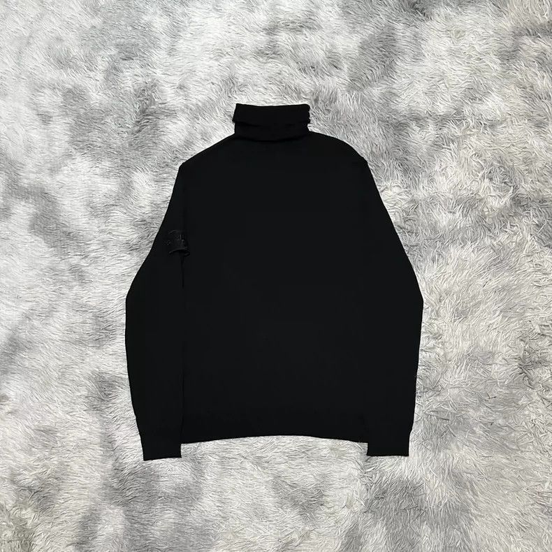Stone Island Stone Island Black High Neck Knitwear -2506 Size US L / EU 52-54 / 3 - 2 Thumbnail