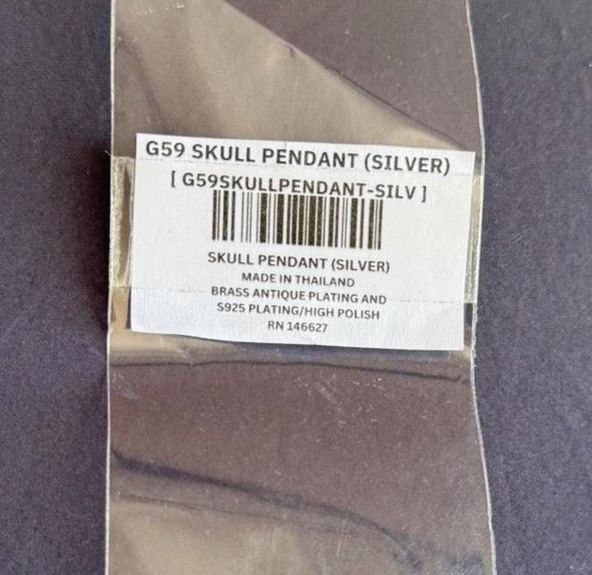 G59 Records Suicideboys G59 skull pendent Size ONE SIZE - 5 Thumbnail