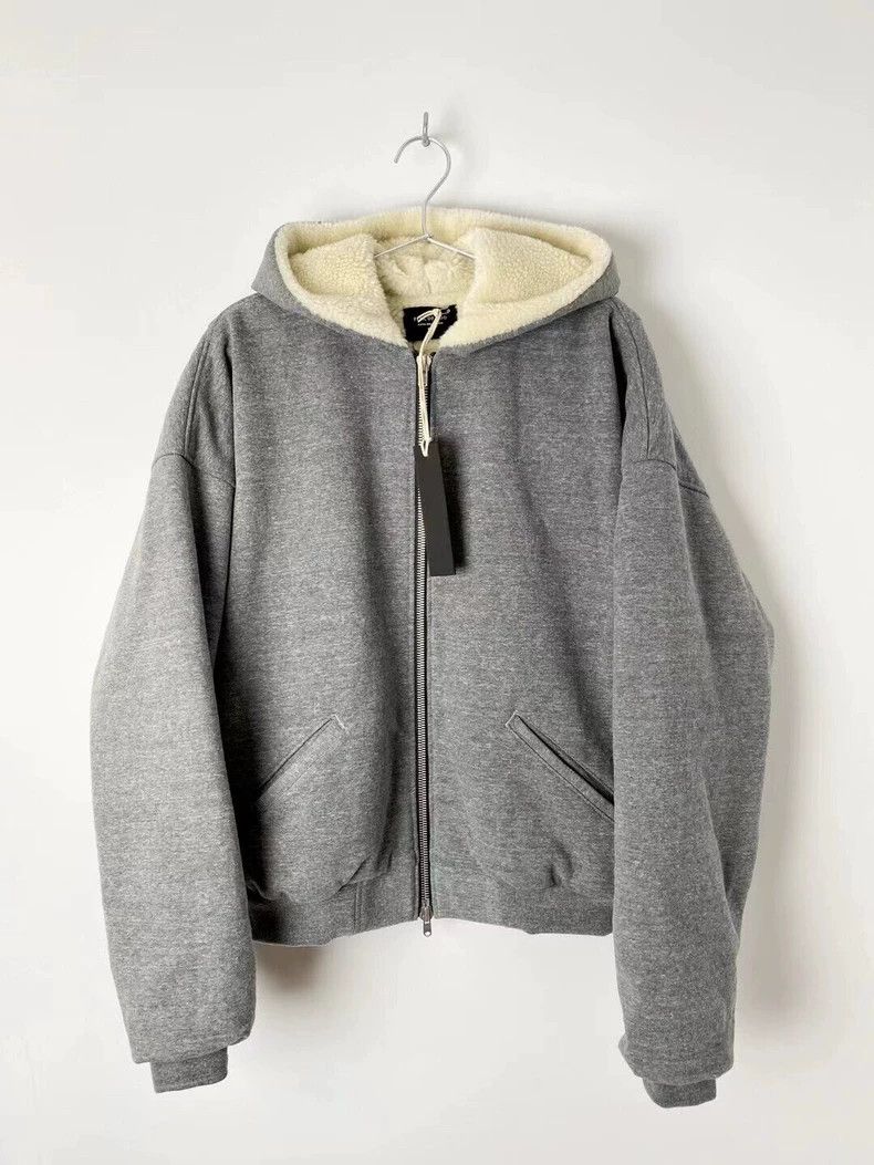 Fear of God Fear of God Lambfleece hooded coat Size US M / EU 48-50 / 2 - 5 Thumbnail