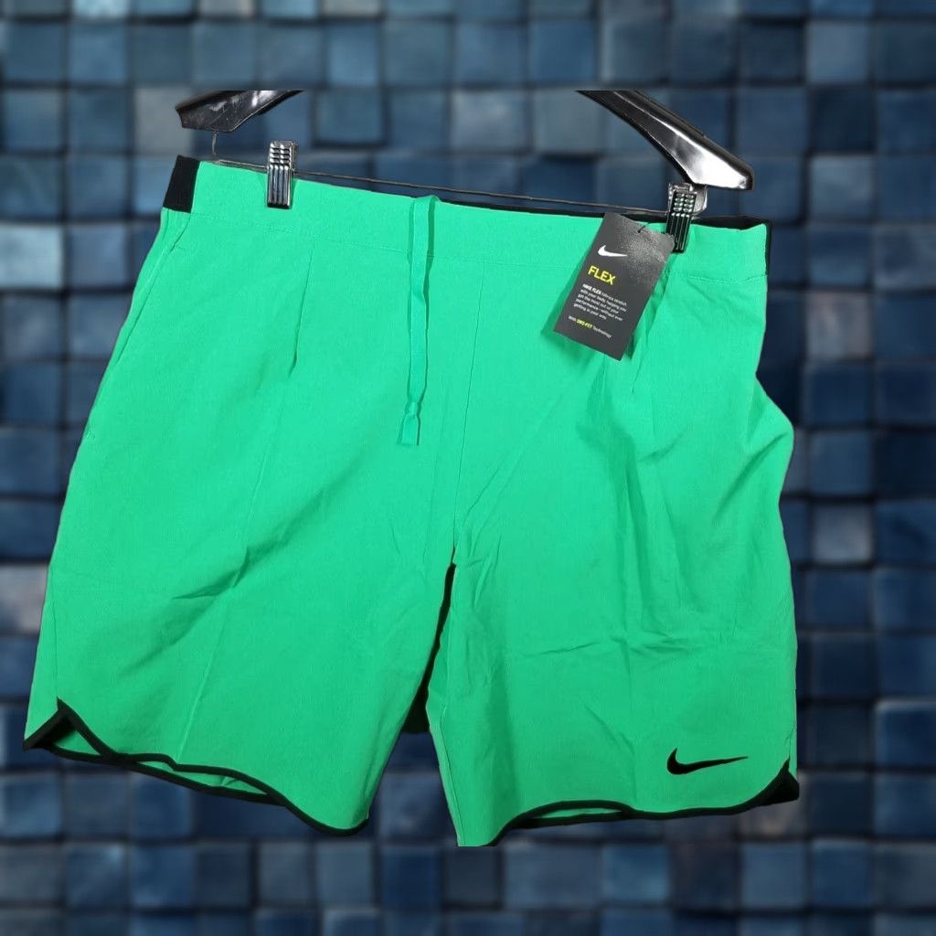 Nike VINTAGE Nike Tennis Shorts Men's Woven Activewear 9" Green Gladiator 80s Size L Size US 34 / EU 50 - 1 Thumbnail