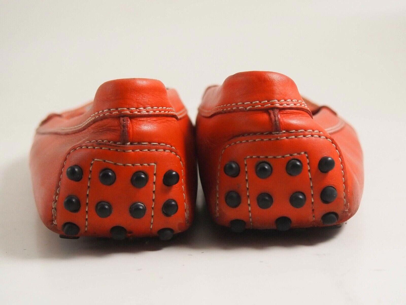 Tod's Tod's Gommino Driving Loafers Red Leather Womens EU 38 US 8 Size US 8 / IT 38 - 7 Thumbnail