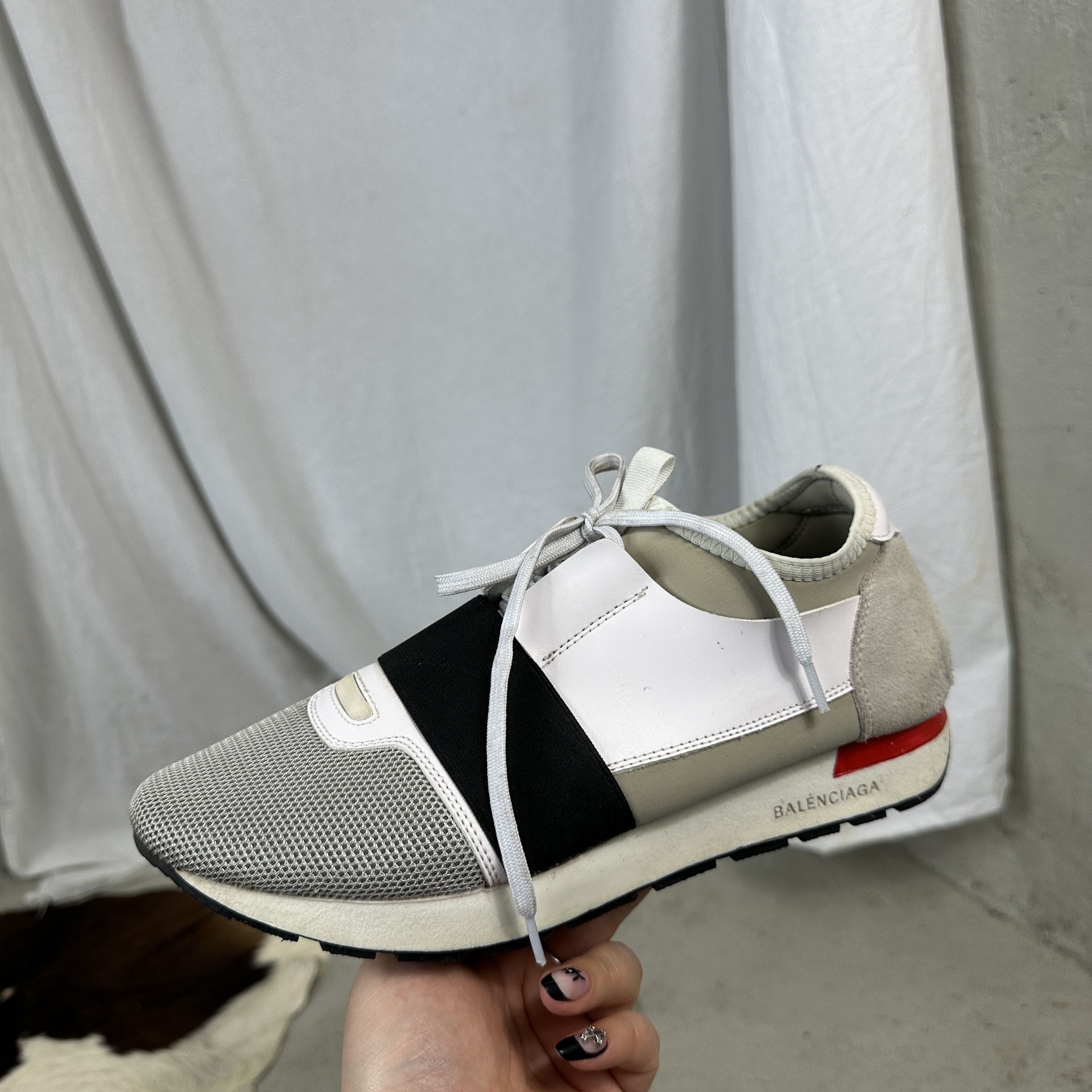 Balenciaga × Vintage Vintage Y2K Casual Balenciaga Race Runner Sneakers Size US 11 / IT 41 - 11 Thumbnail