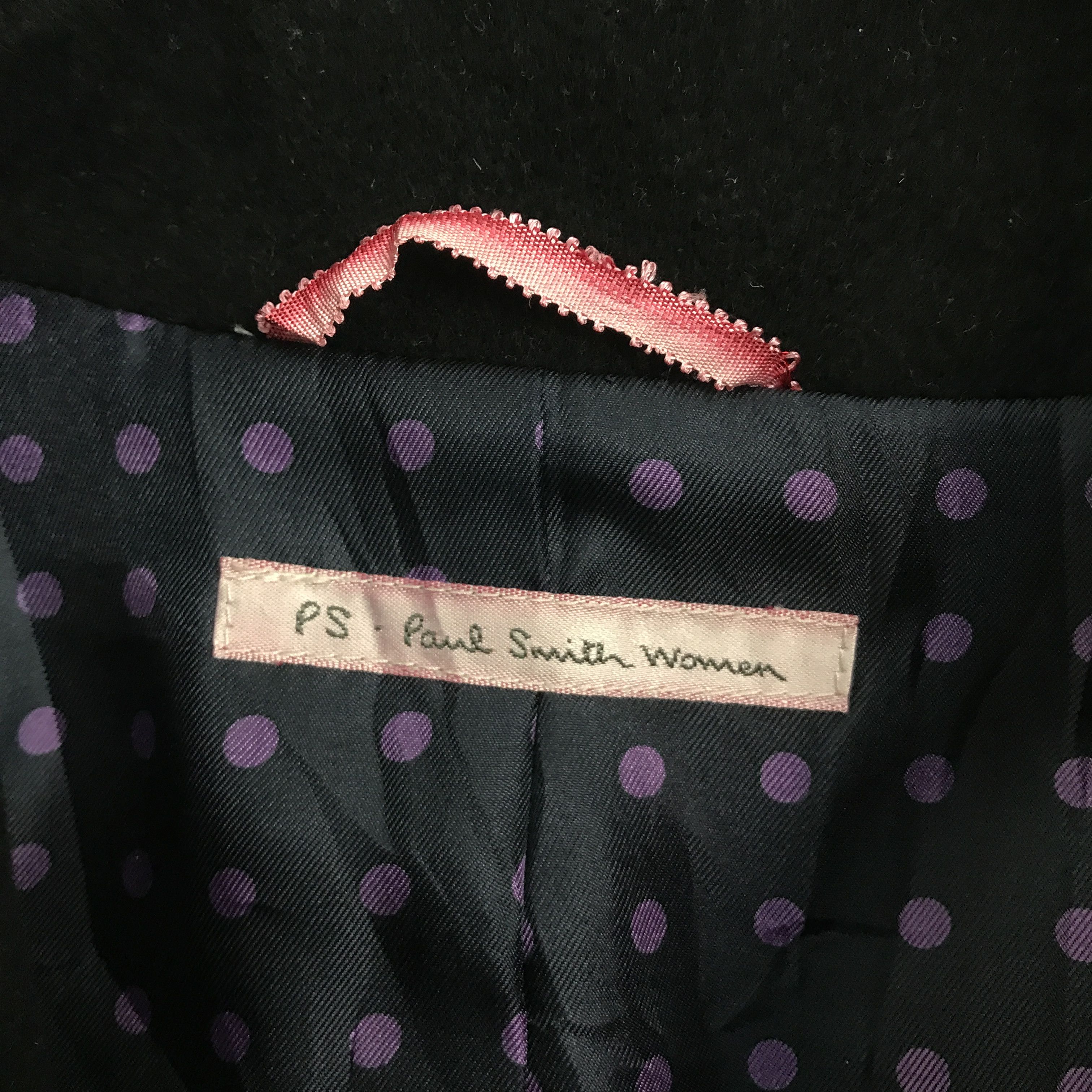 Japanese Brand × Paul Smith Paul smith women button up black coat jacket Size S / US 4 / IT 40 - 13 Thumbnail