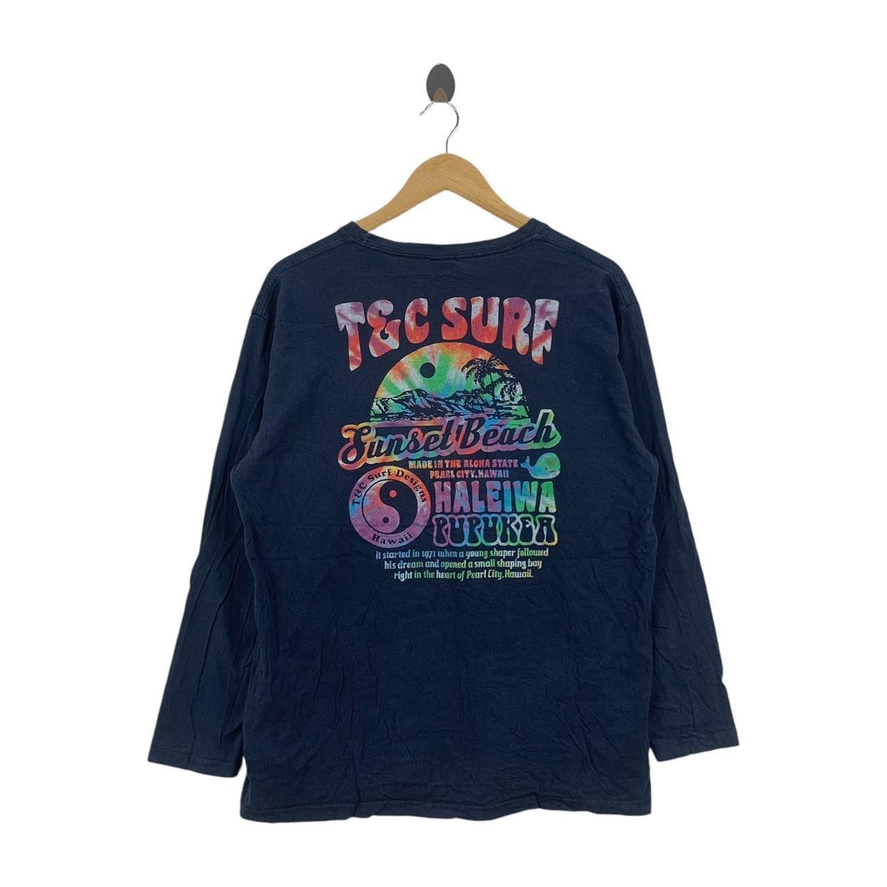 Vintage Vintage T&C SURF DESIGNS Pupukea Rainbow Tee Shirt Size XL / US 12-14 / IT 48-50 - 4 Thumbnail