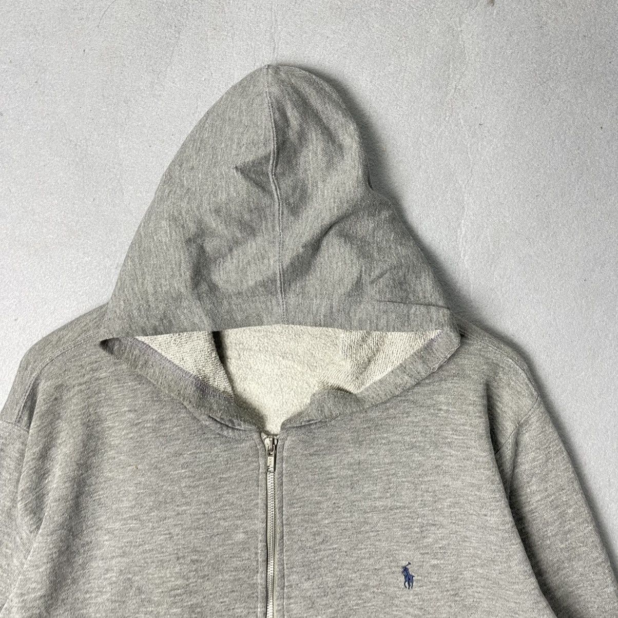 Polo Ralph Lauren Vintage Polo Ralph Lauren Zip Hoodie Grey USA Size US M / EU 48-50 / 2 - 2 Thumbnail