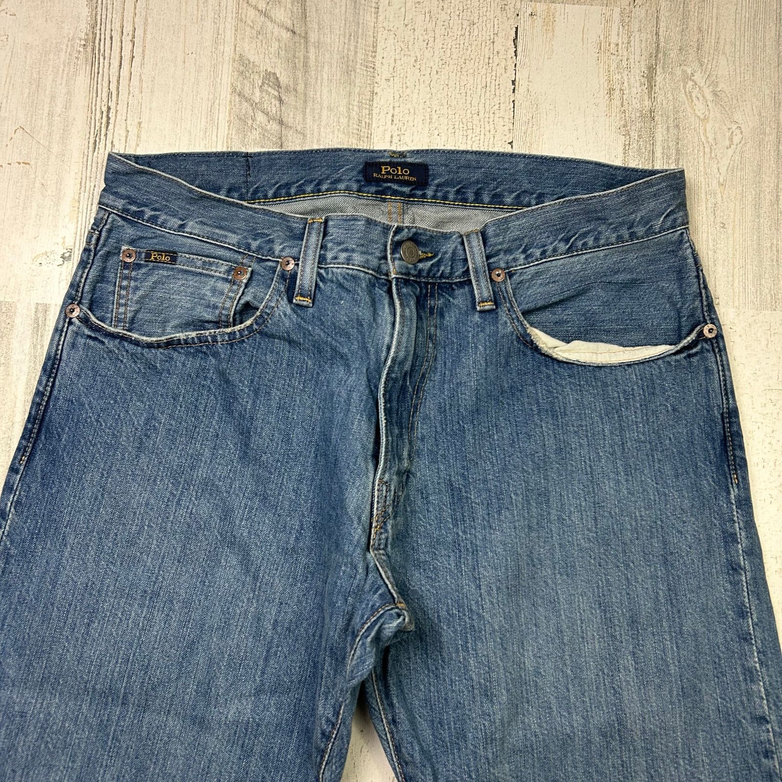 Polo Ralph Lauren Polo Ralph Lauren Denim Relaxed Fit The Hampton-Style Jeans Size US 32 / EU 48 - 3 Thumbnail